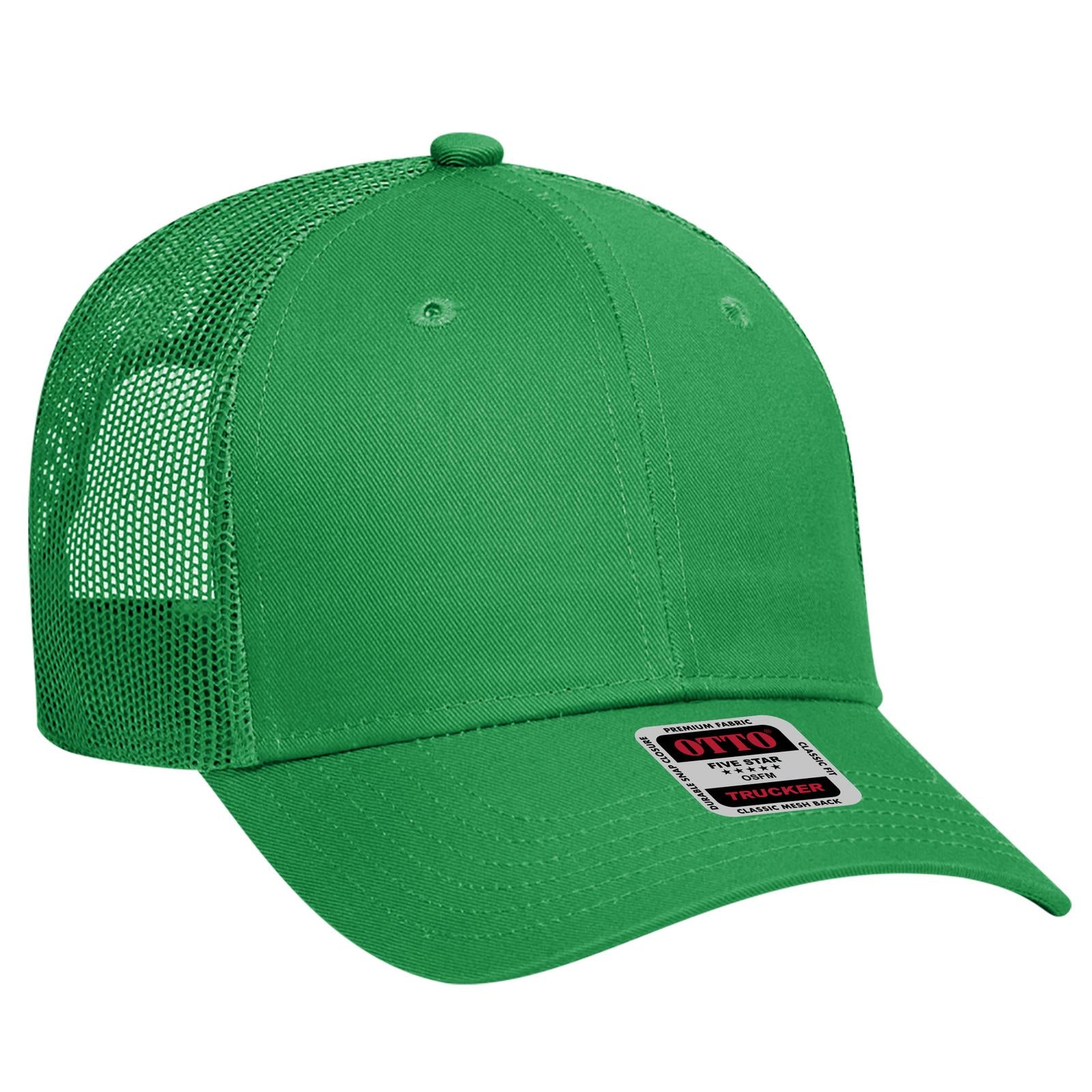 Custom Embroidered or DTF Printed - OTTO CAP® 6 Panel Low Profile Mesh Back Trucker Hat