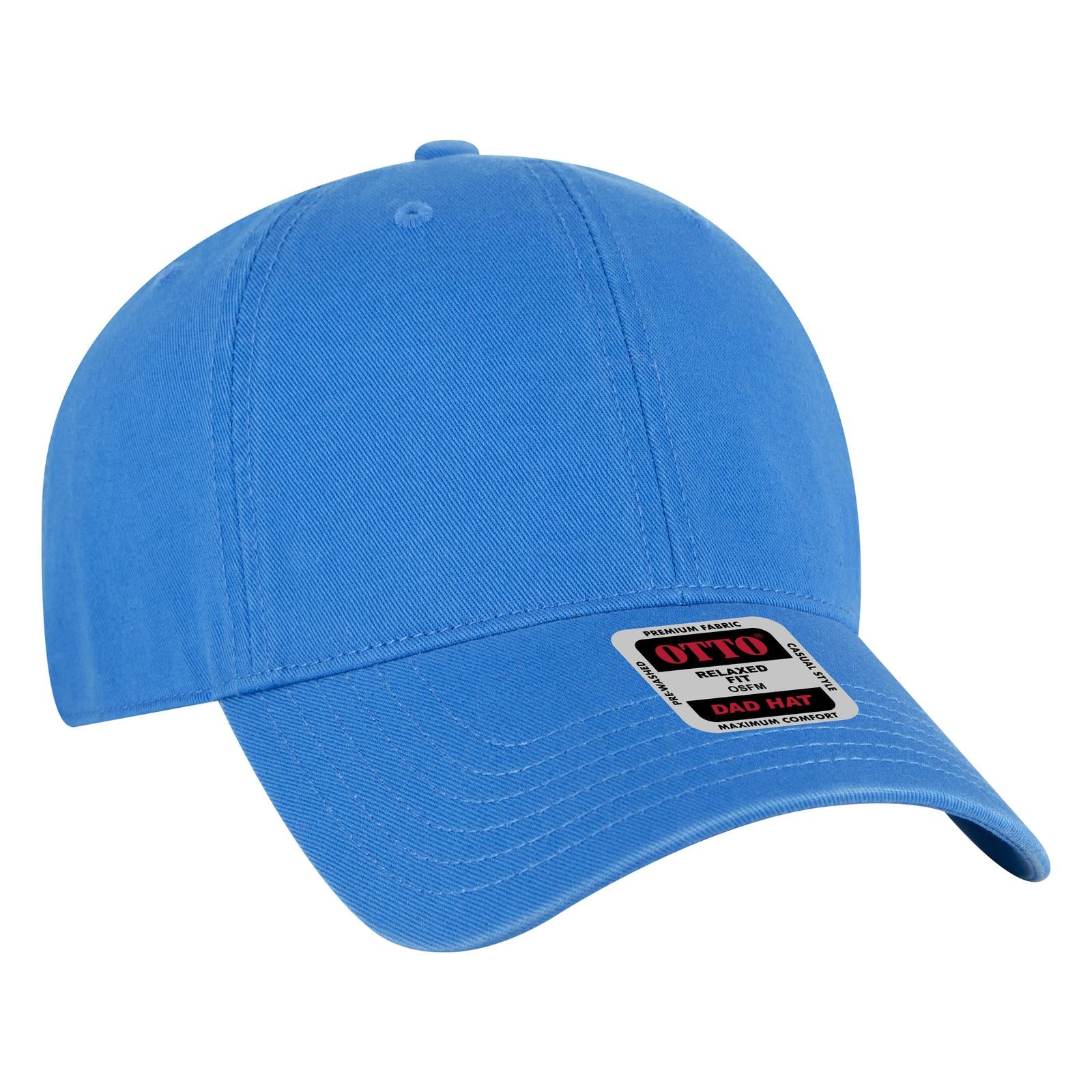 Custom Embroidered or DTF Printed - OTTO CAP® 6 Panel Low Profile Dad Hat
