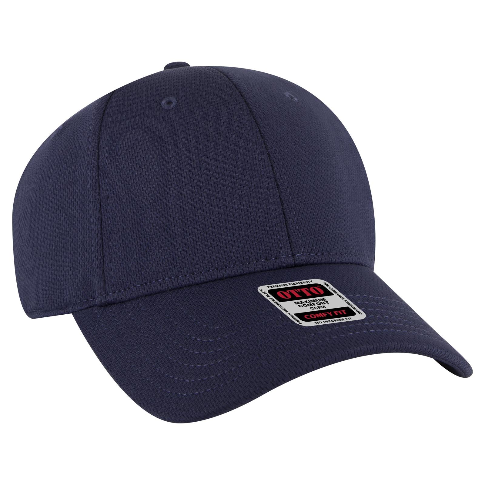 Custom Embroidered or DTF Printed - OTTO CAP® OTTO COMFY FIT® 6 Panel Low Profile Baseball Cap