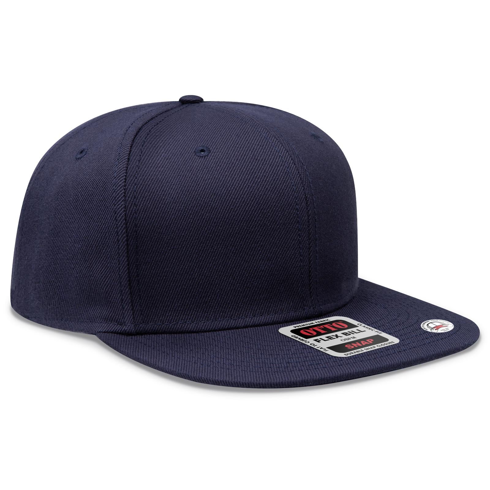 Custom Embroidered or DTF Printed - OTTO CAP® OTTO SNAP 6 Panel Pro Style Snapback Hat