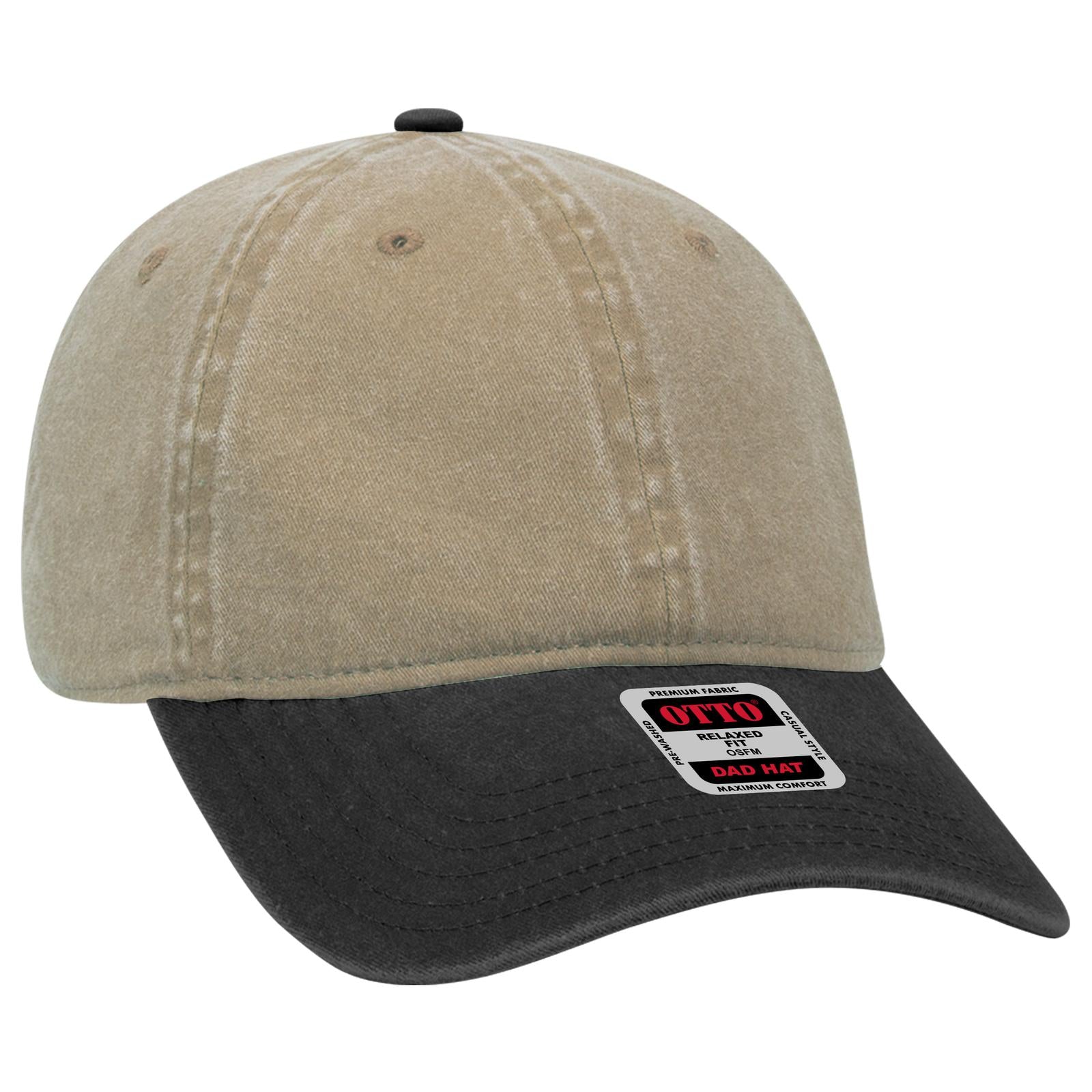 Custom Embroidered - OTTO CAP 6 Panel Low Profile Dad Hat
