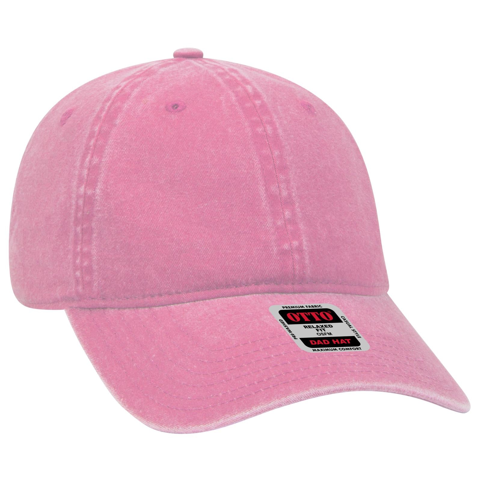 Custom Embroidered - OTTO CAP 6 Panel Low Profile Dad Hat