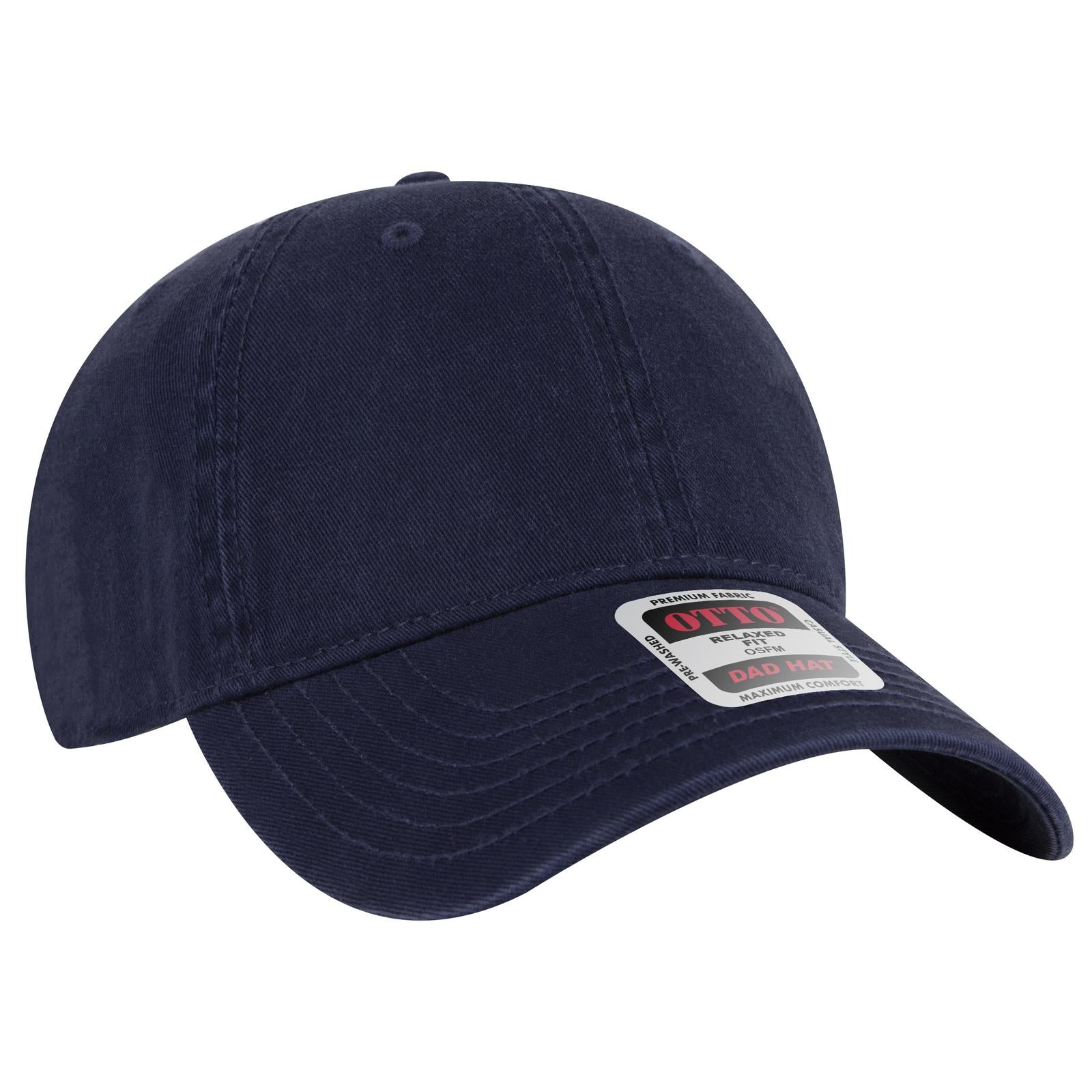Custom Embroidered - OTTO CAP 6 Panel Low Profile Dad Hat