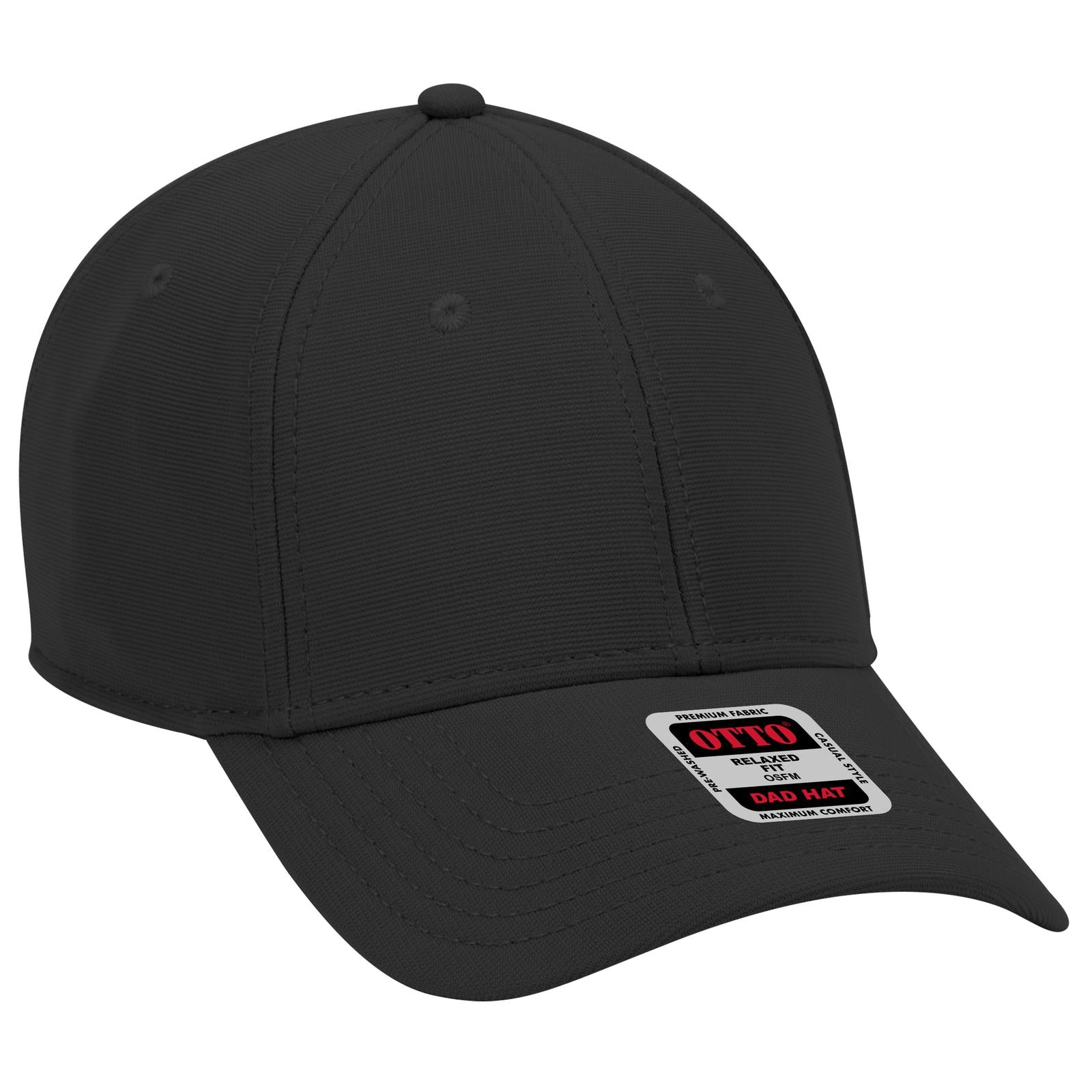 Custom Embroidered or DTF Printed - OTTO CAP® 6 Panel Low Profile Baseball Cap