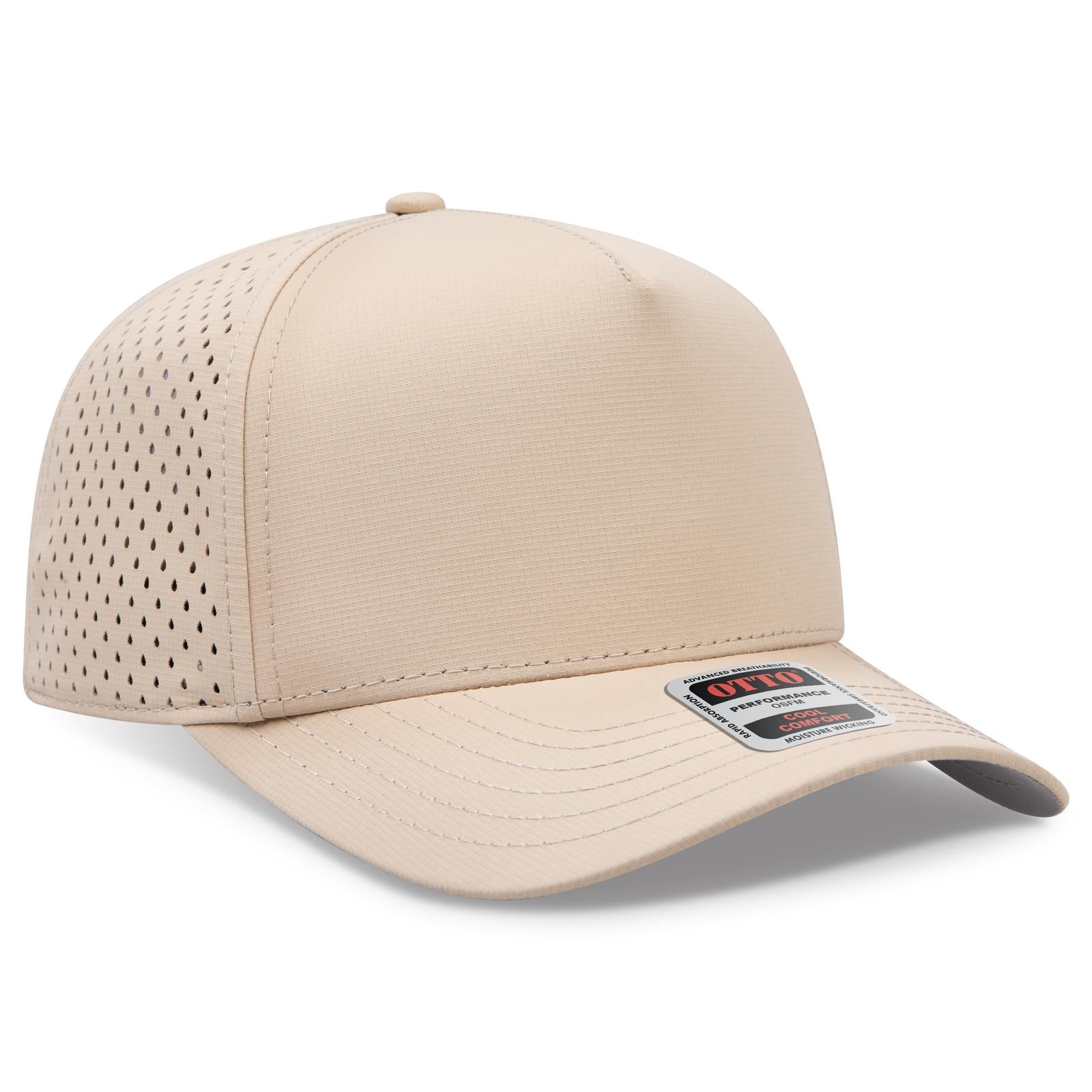 Custom Embroidered or DTF Printed - OTTO CAP® 5 Panel Mid Profile Baseball Cap