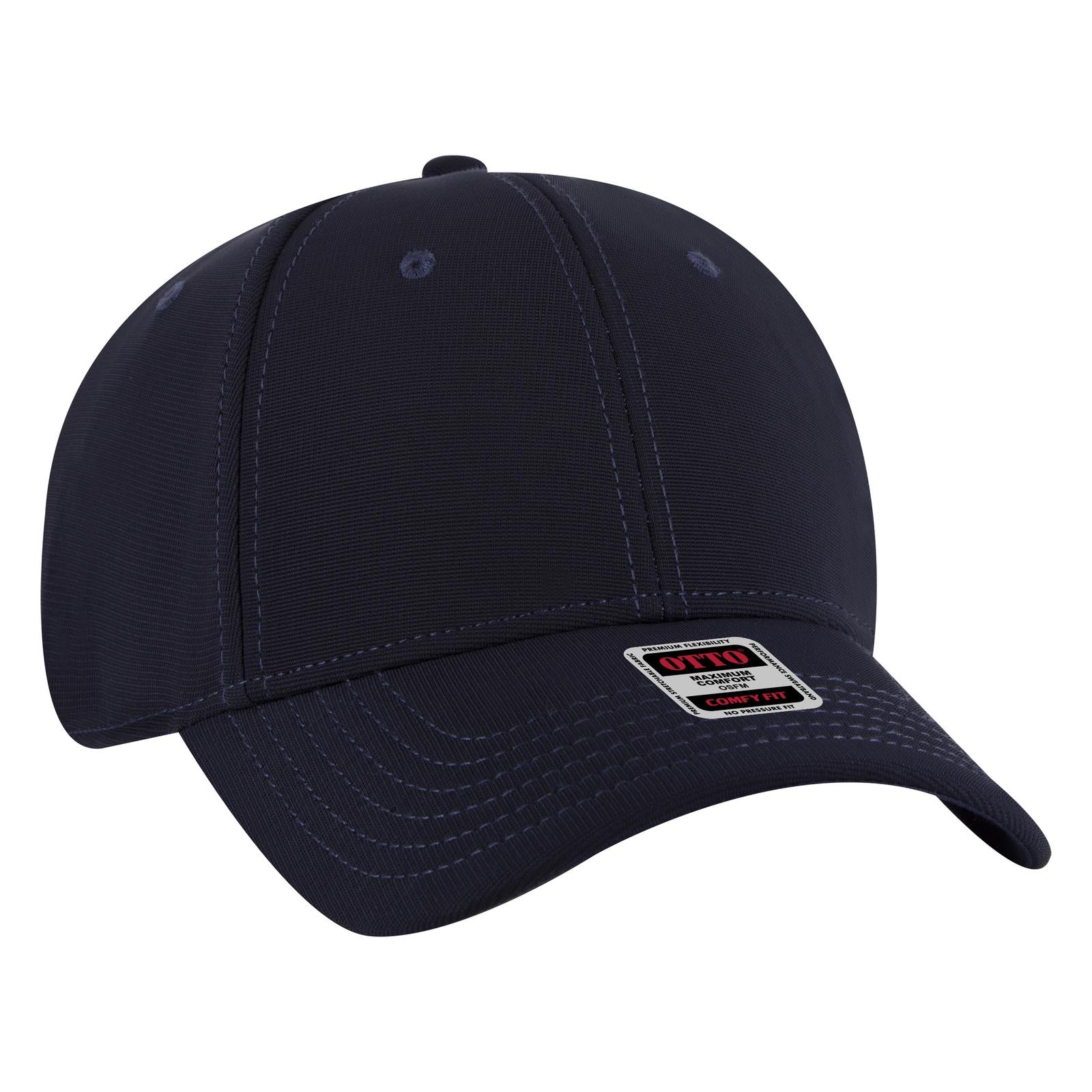 Custom Embroidered or DTF Printed - OTTO CAP® OTTO COMFY FIT® 6 Panel Low Profile Baseball Cap