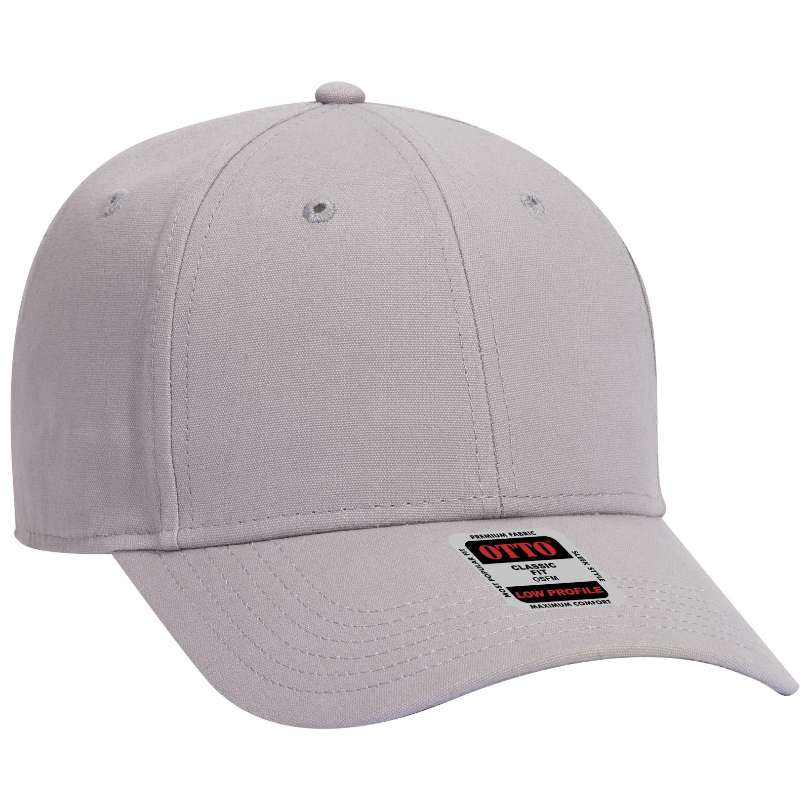 Custom Embroidered or DTF Printed - OTTO CAP® 6 Panel Low Profile Baseball Cap
