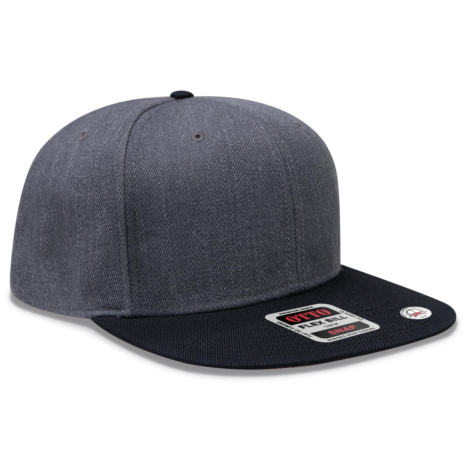 Custom Embroidered or DTF Printed - OTTO CAP® OTTO SNAP 6 Panel Pro Style Snapback Hat