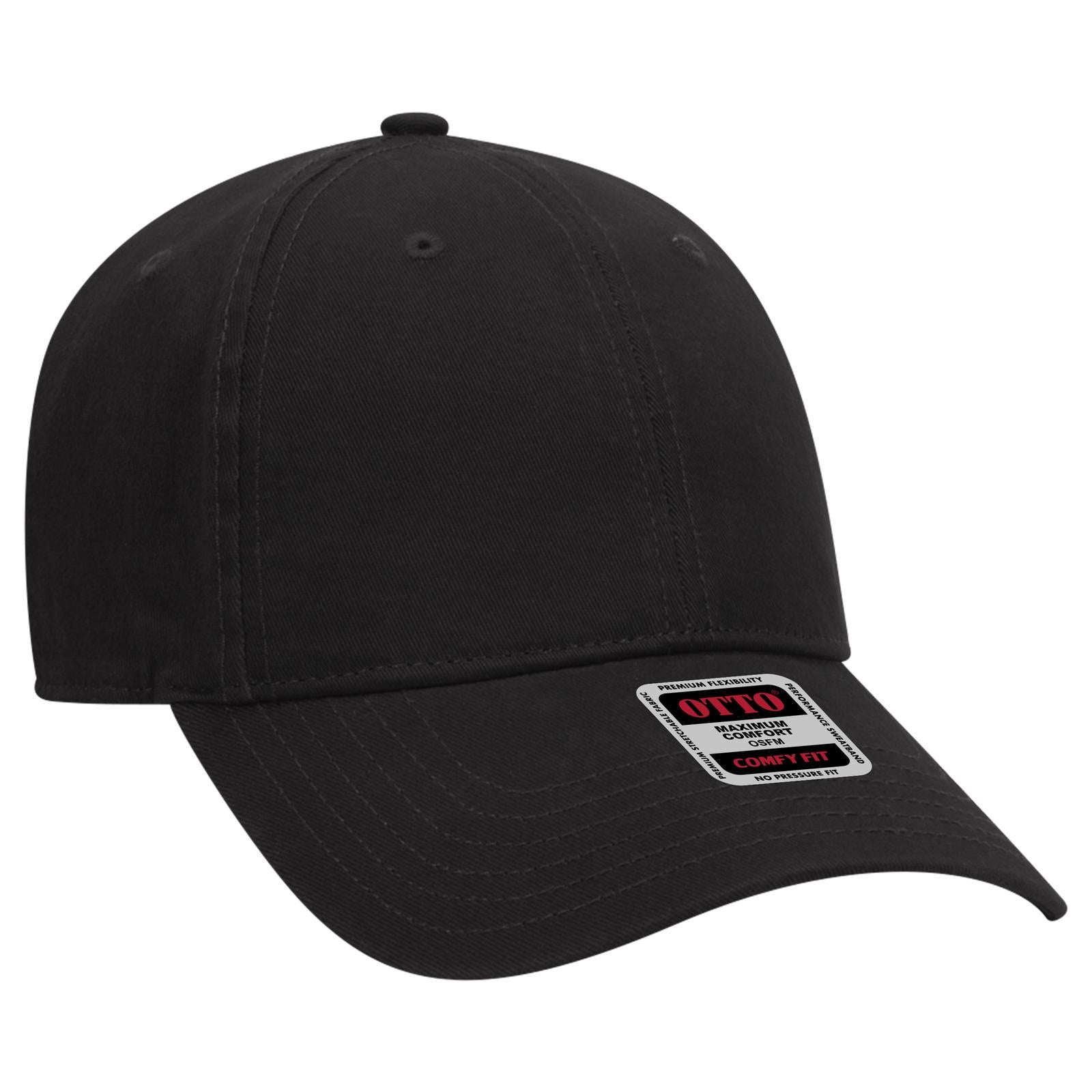 Custom Embroidered or DTF Printed - OTTO CAP® OTTO COMFY FIT® 6 Panel Low Profile Dad Hat