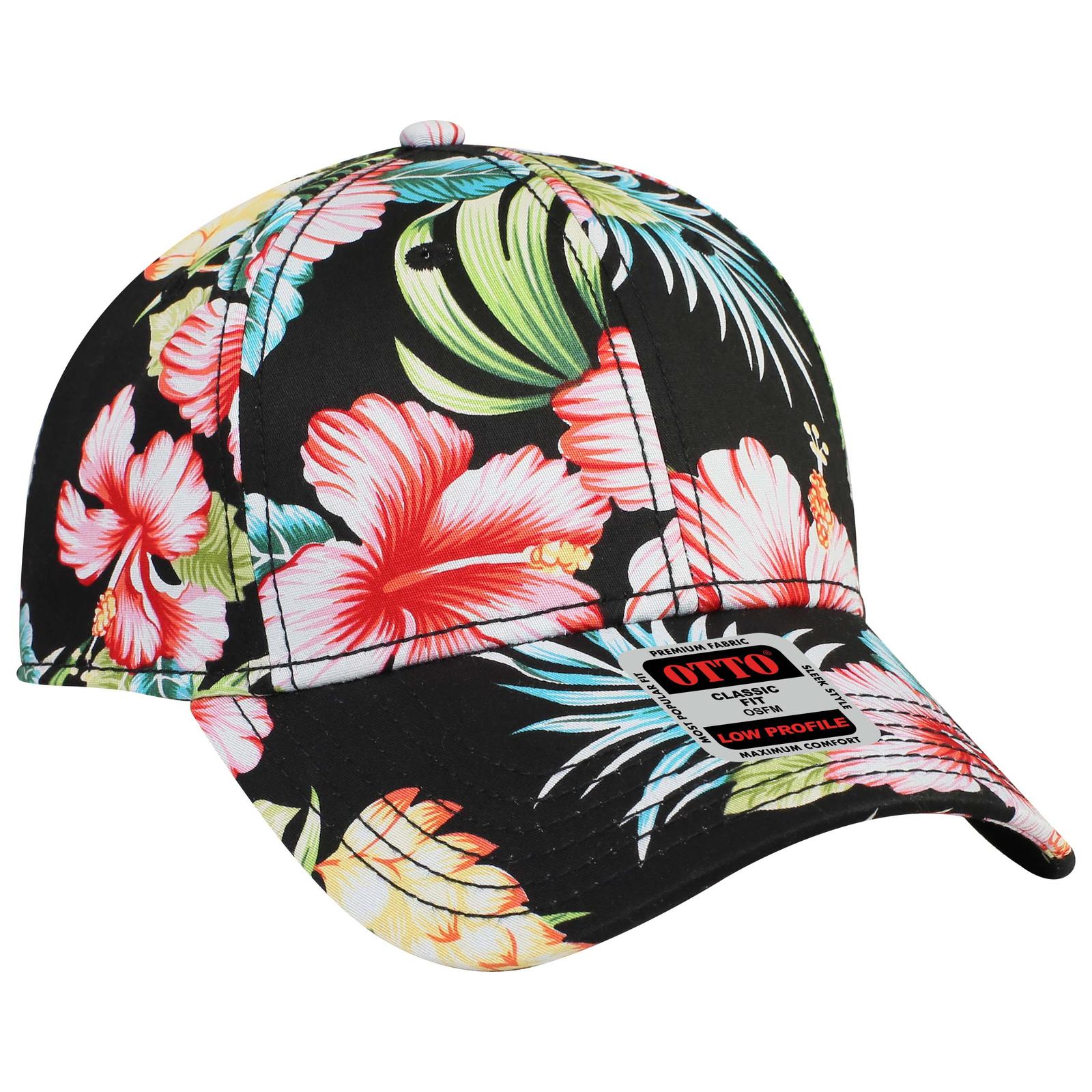 Custom Embroidered or DTF Printed - OTTO CAP® 6 Panel Low Profile Baseball Cap
