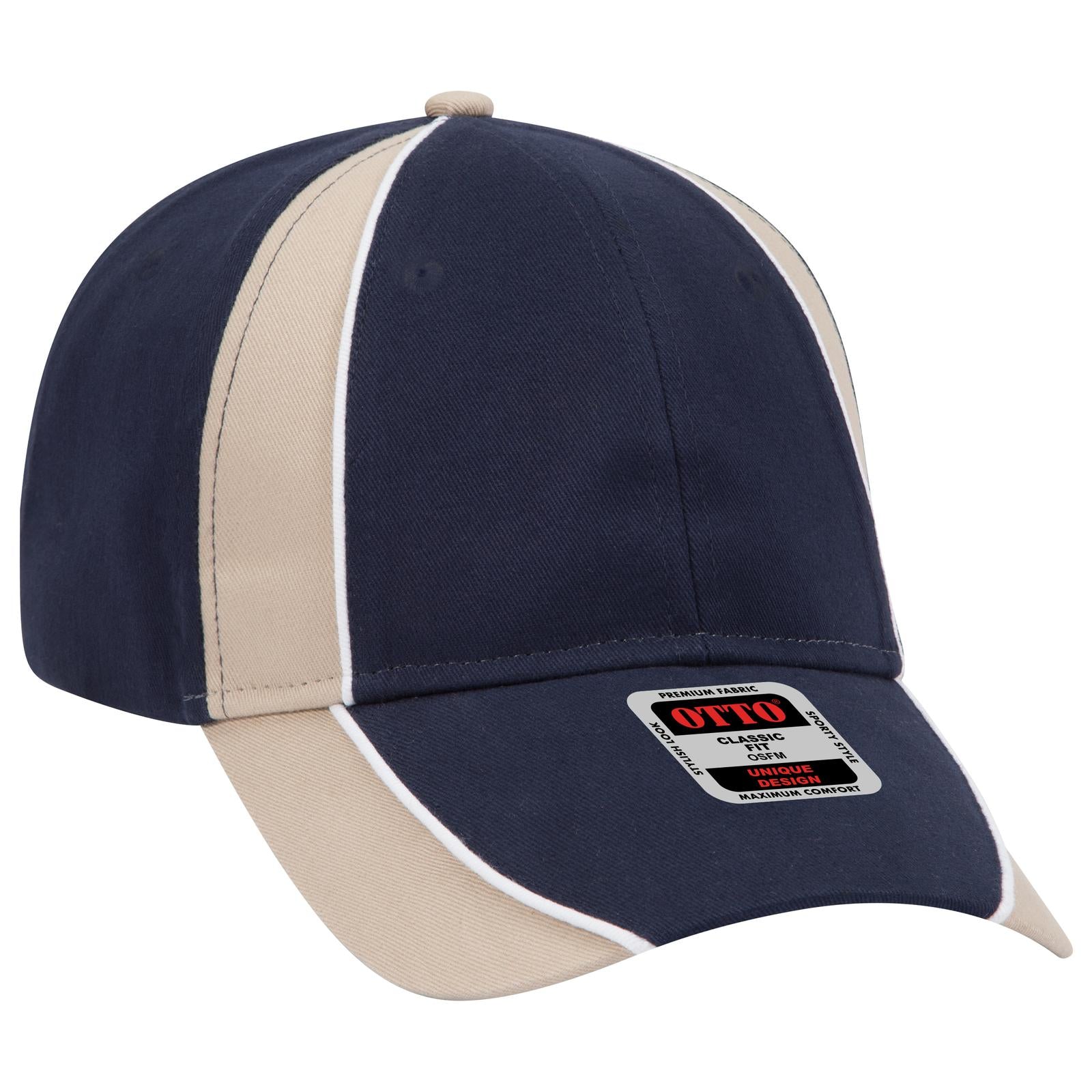 Custom Embroidered or DTF Printed - OTTO CAP® 6 Panel Low Profile Baseball Cap