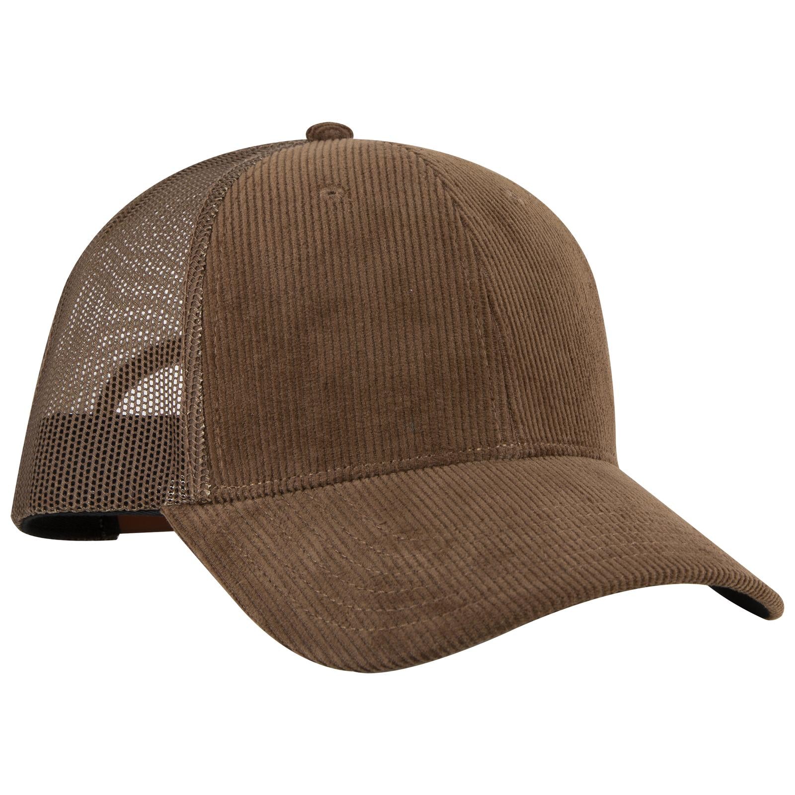 Custom Embroidered - OTTO CAP 6 Panel Low Profile Mesh Back Trucker Hat