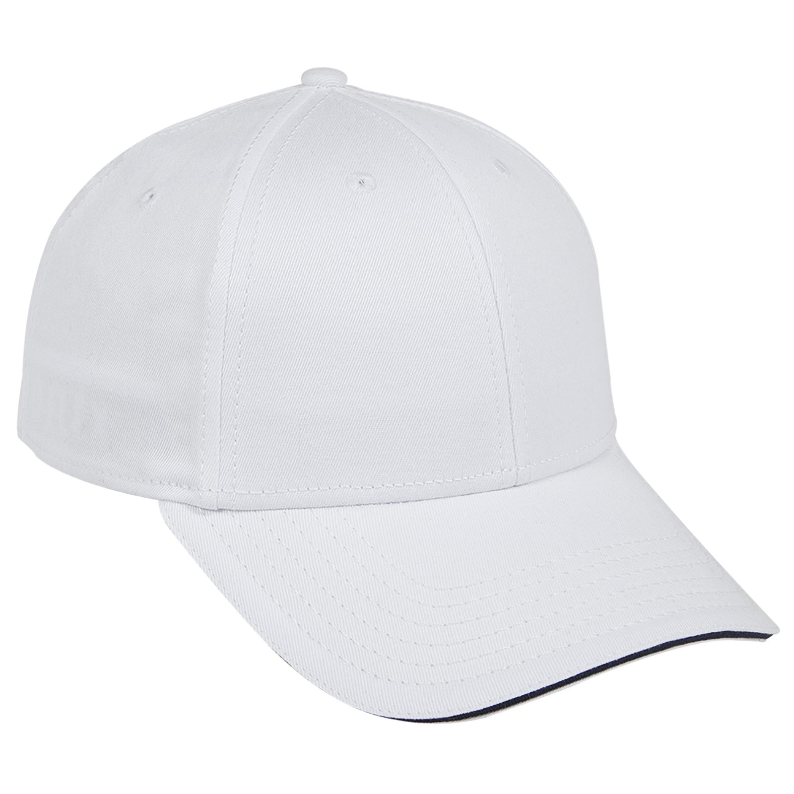 Custom Embroidered or DTF Printed - OTTO CAP® OTTO FLEX® Fitted 6 Panel Low Profile Baseball Cap