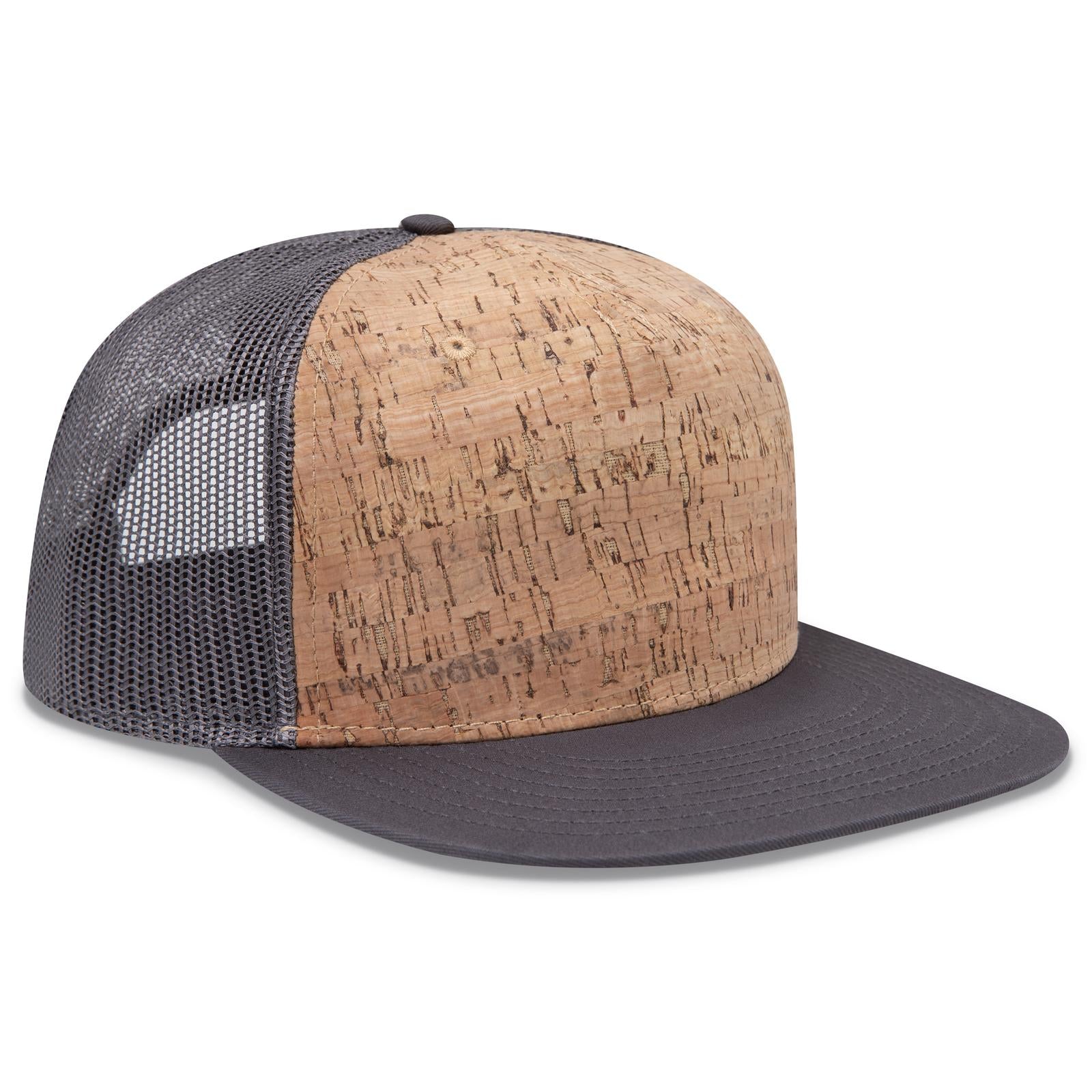 Custom Embroidered or DTF Printed - OTTO CAP® OTTO SNAP 5 Panel Pro Style Mesh Back Trucker Snapback Hat