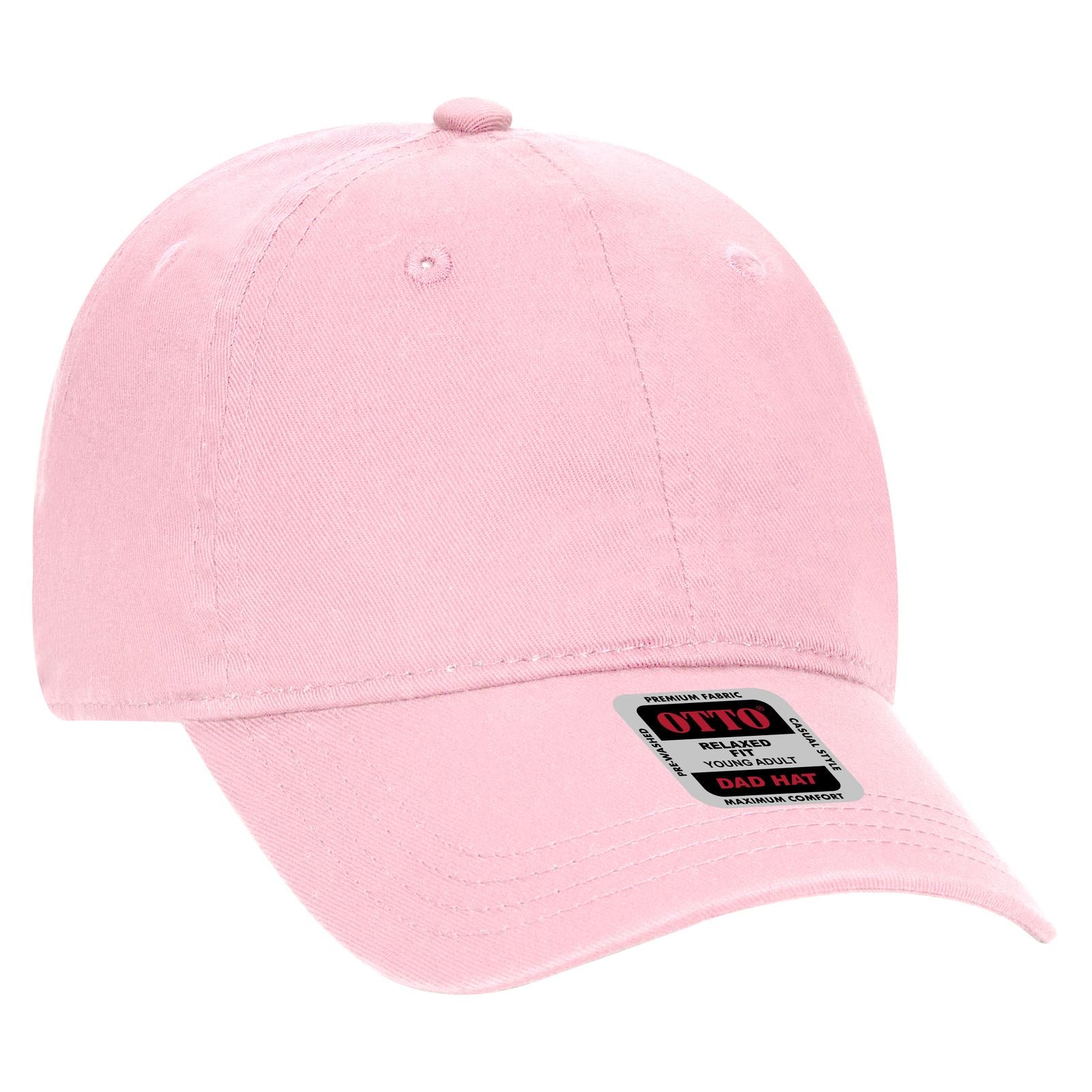 Custom Embroidered or DTF Printed - OTTO CAP® 6 Panel Low Profile Dad Hat