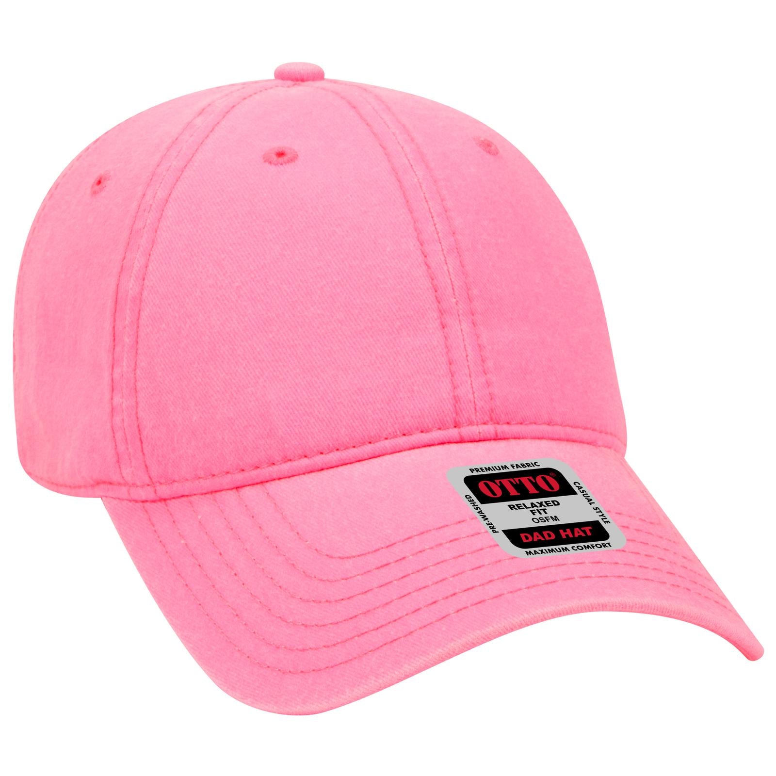Custom Embroidered or DTF Printed - OTTO CAP® 6 Panel Low Profile Dad Hat