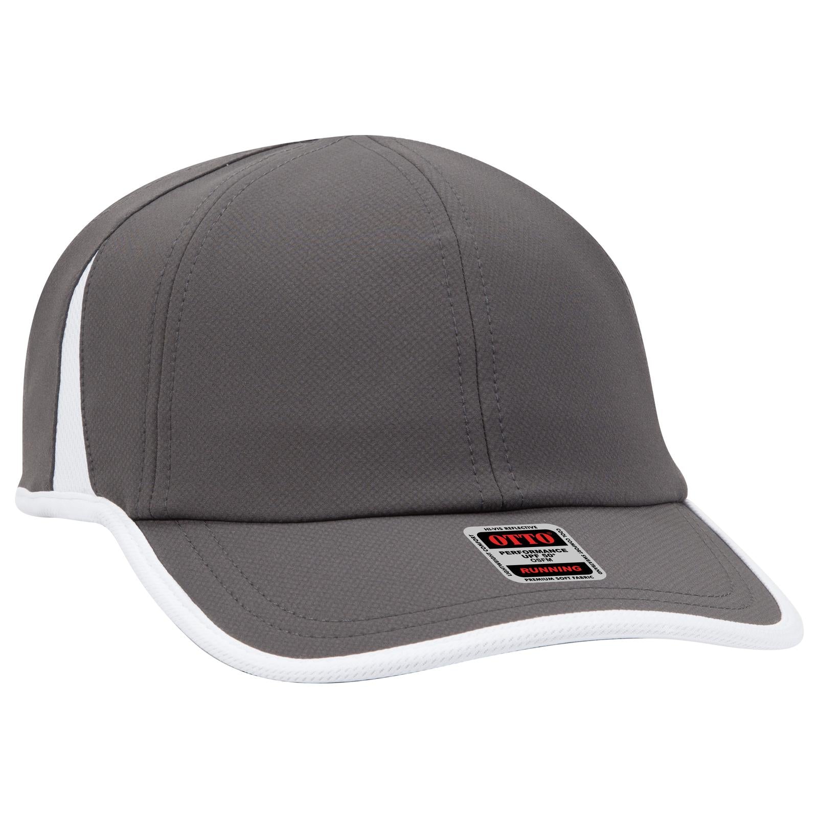 Custom Embroidered or DTF Printed - OTTO CAP® UPF 50+ 6 Panel Running Hat