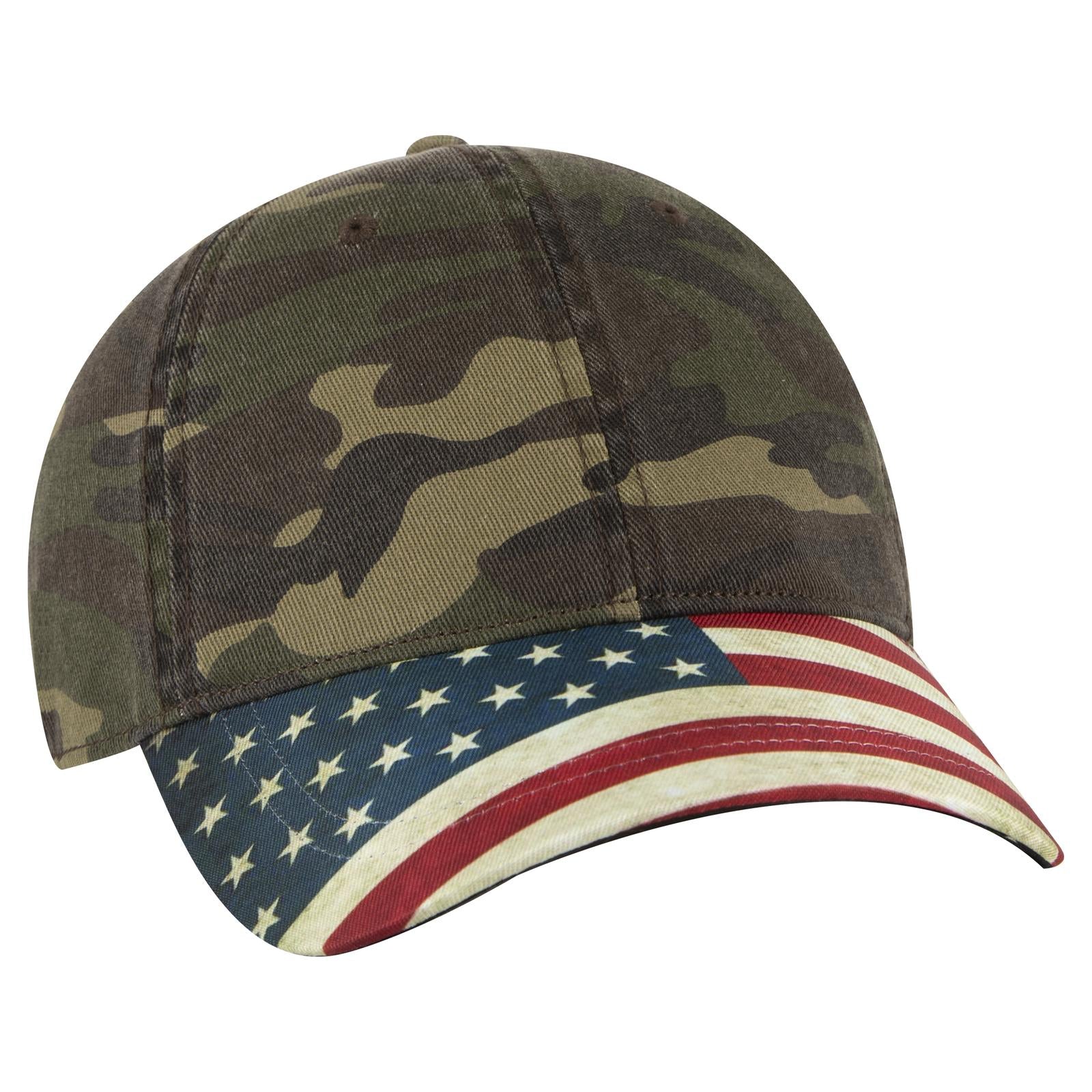 Custom Embroidered or DTF Printed - OTTO CAP® 6 Panel Low Profile Baseball Cap
