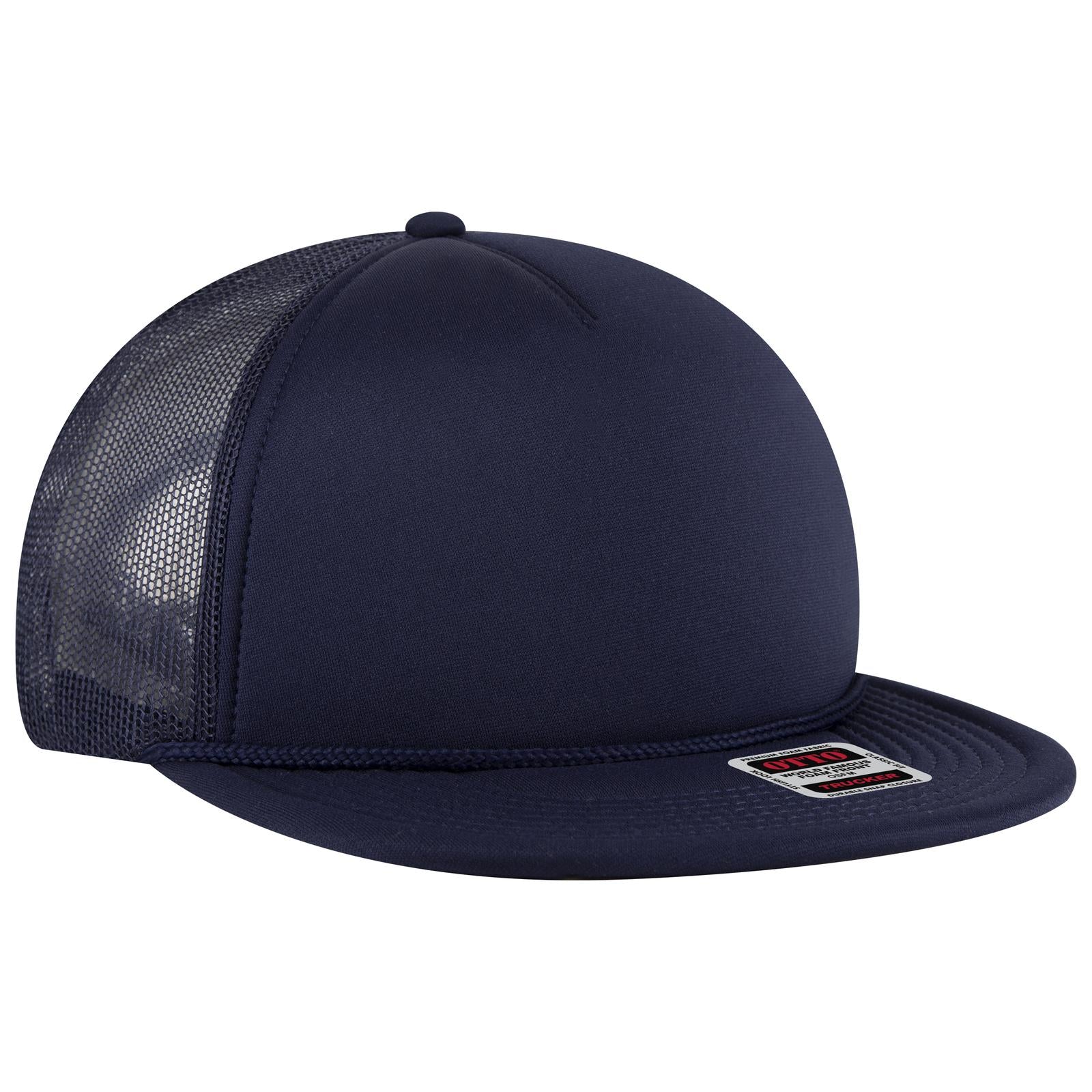 Custom Embroidered or DTF Printed - OTTO CAP® 5 Panel Pro Style Mesh Back Trucker Hat