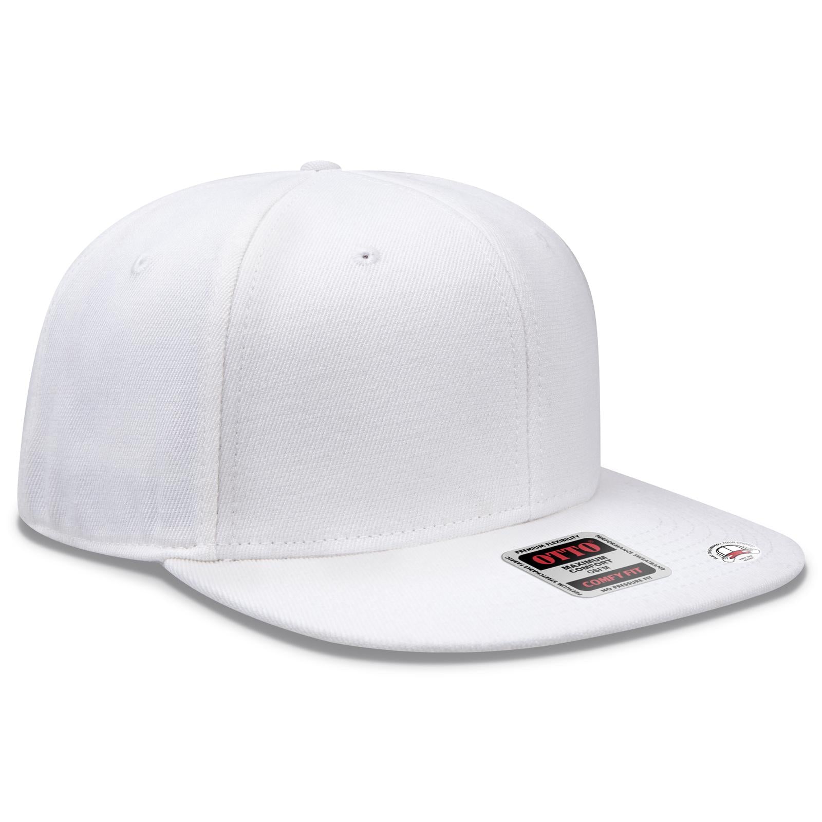 Custom Embroidered or DTF Printed - OTTO CAP® OTTO COMFY FIT® 6 Panel Pro Style Snapback Hat