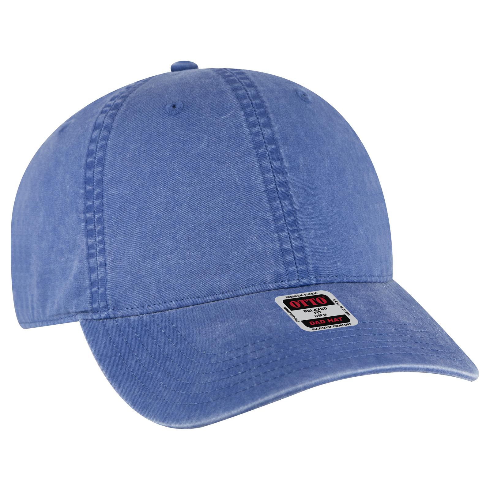 Custom Embroidered or DTF Printed - OTTO CAP® 6 Panel Low Profile Dad Hat