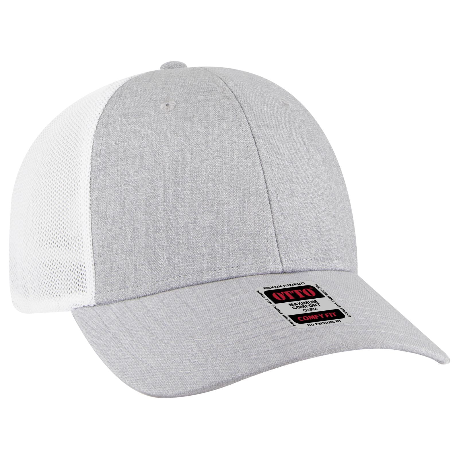Custom Embroidered or DTF Printed - OTTO CAP® OTTO COMFY FIT® 6 Panel Low Profile Mesh Back Trucker Hat