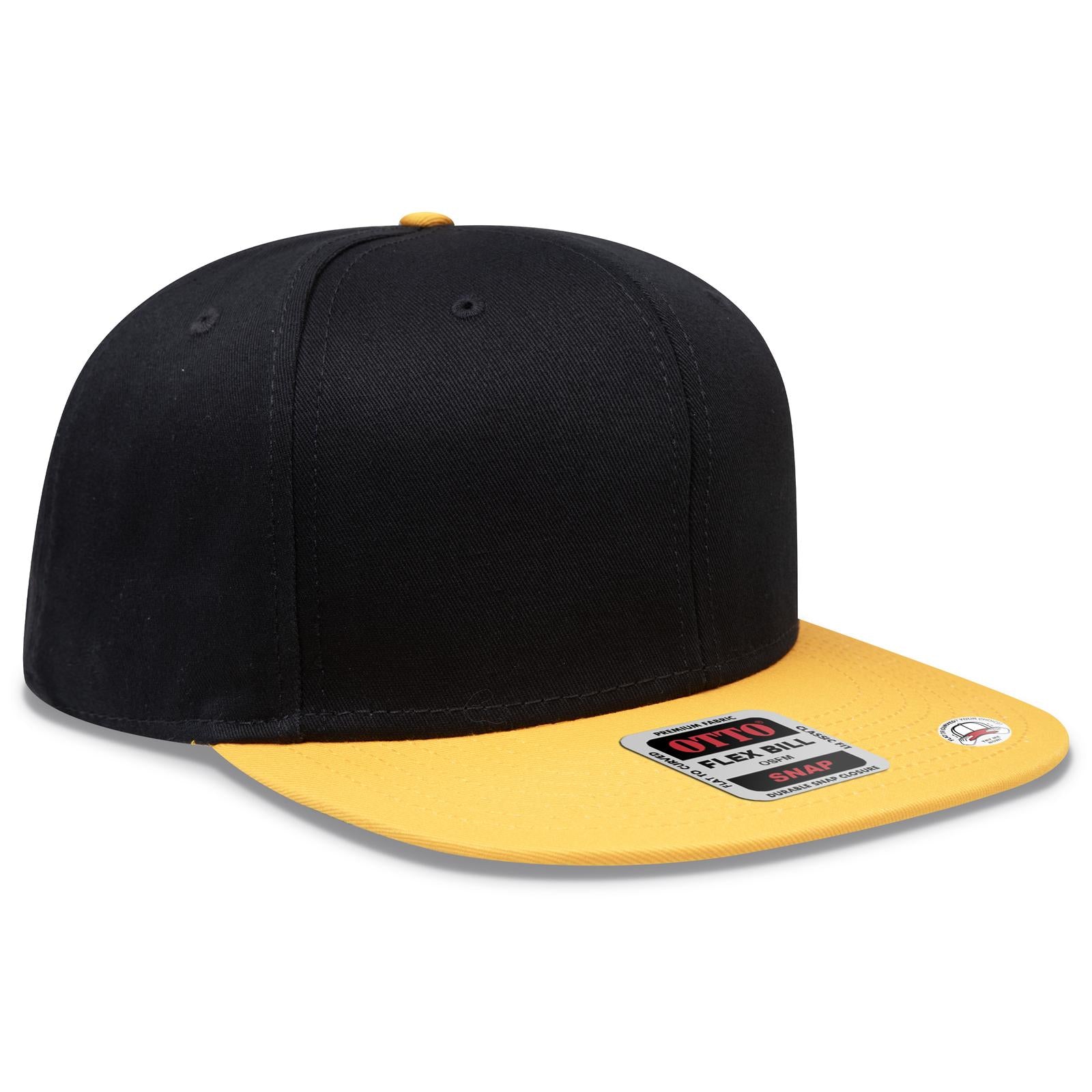 Custom Embroidered or DTF Printed - OTTO CAP® OTTO SNAP 6 Panel Pro Style Snapback Hat