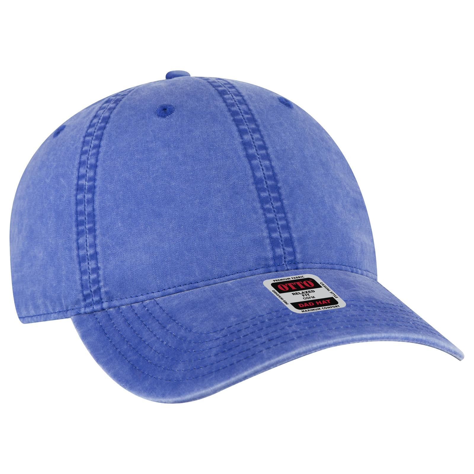 Custom Embroidered or DTF Printed - OTTO CAP® 6 Panel Low Profile Dad Hat