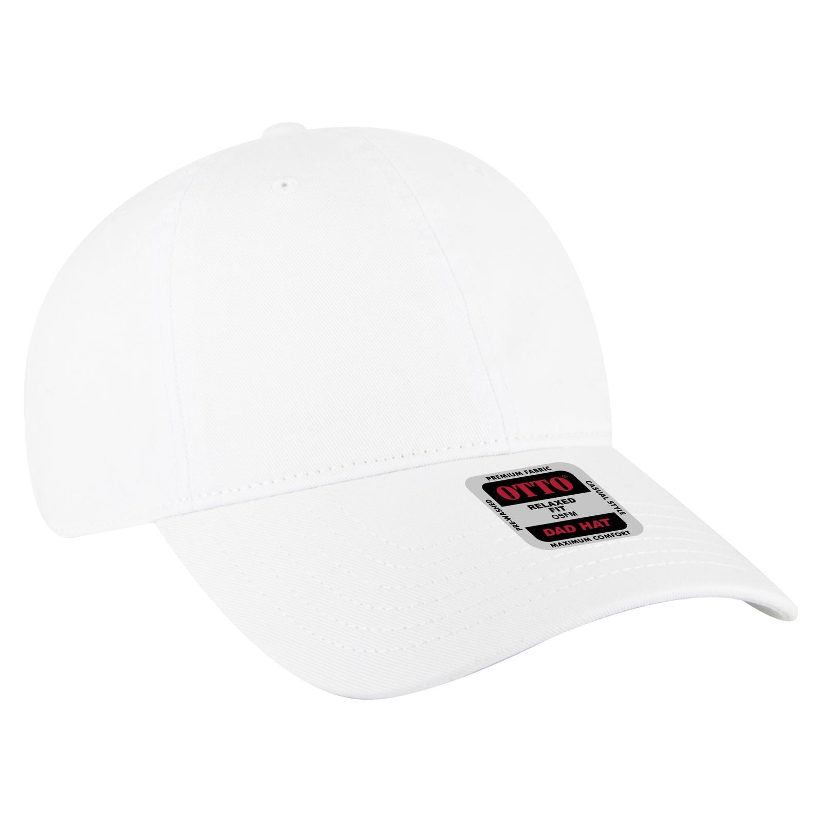 Custom Embroidered or DTF Printed - OTTO CAP® 6 Panel Low Profile Dad Hat
