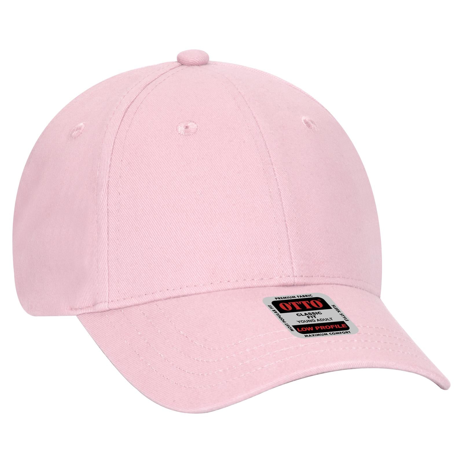 Custom Embroidered or DTF Printed - OTTO CAP® 6 Panel Low Profile Baseball Cap