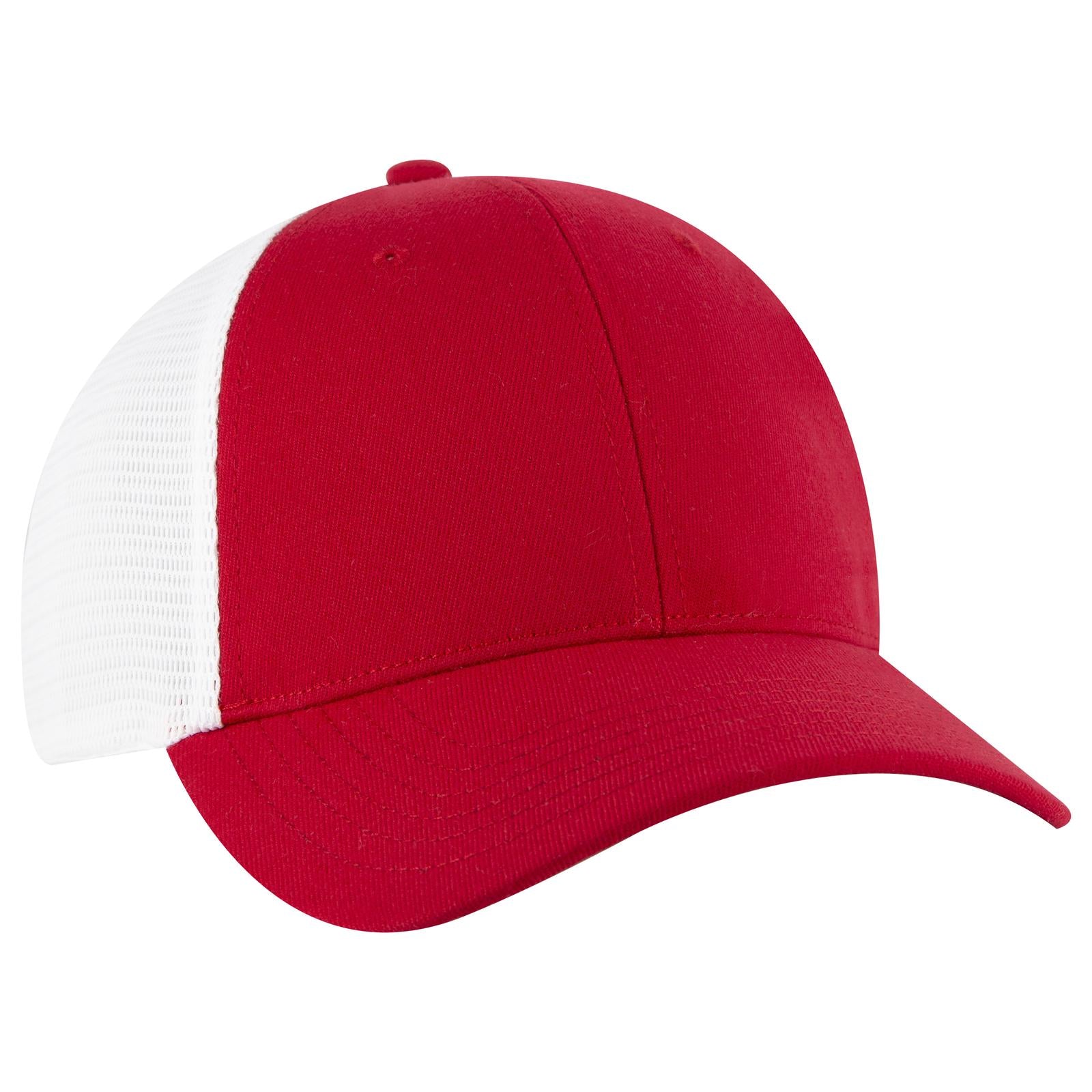 Custom Embroidered or DTF Printed - OTTO CAP® OTTO FLEX® Fitted 6 Panel Low Profile Mesh Back Trucker Hat