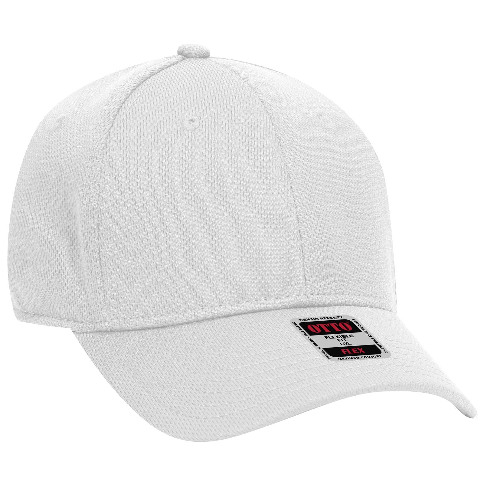 Custom Embroidered or DTF Printed - OTTO CAP® OTTO FLEX® Fitted 6 Panel Low Profile Baseball Cap
