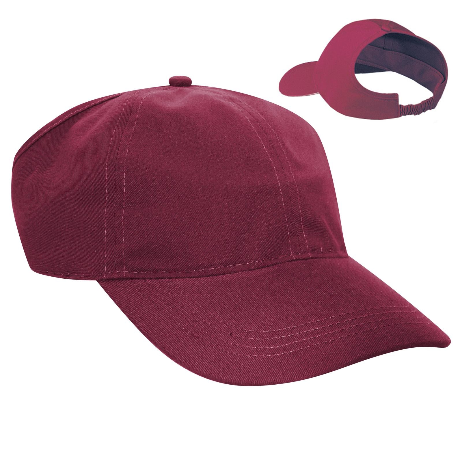 Custom Embroidered or DTF Printed - OTTO CAP® 4 Panel Ponytail Cap