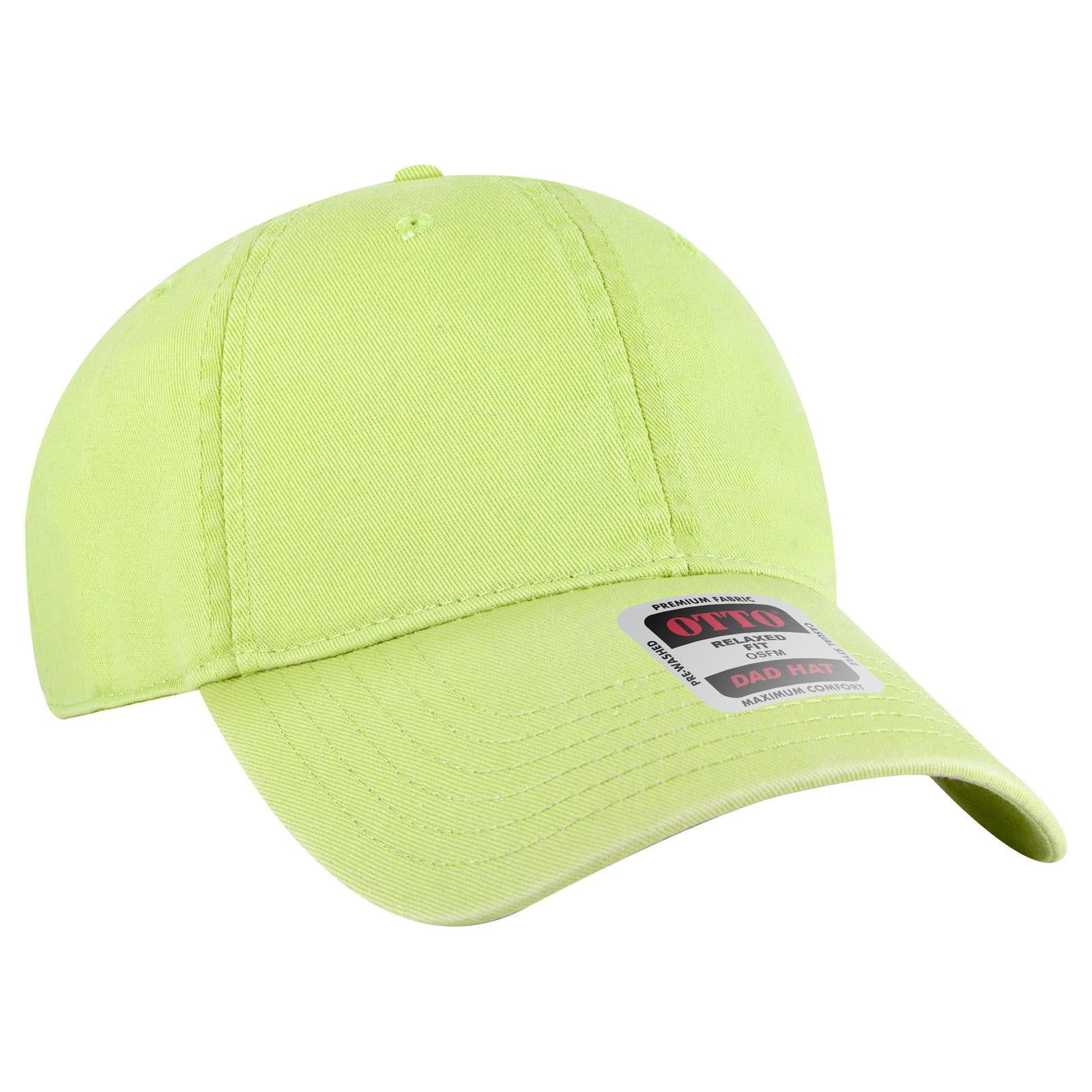 Custom Embroidered - OTTO CAP 6 Panel Low Profile Dad Hat