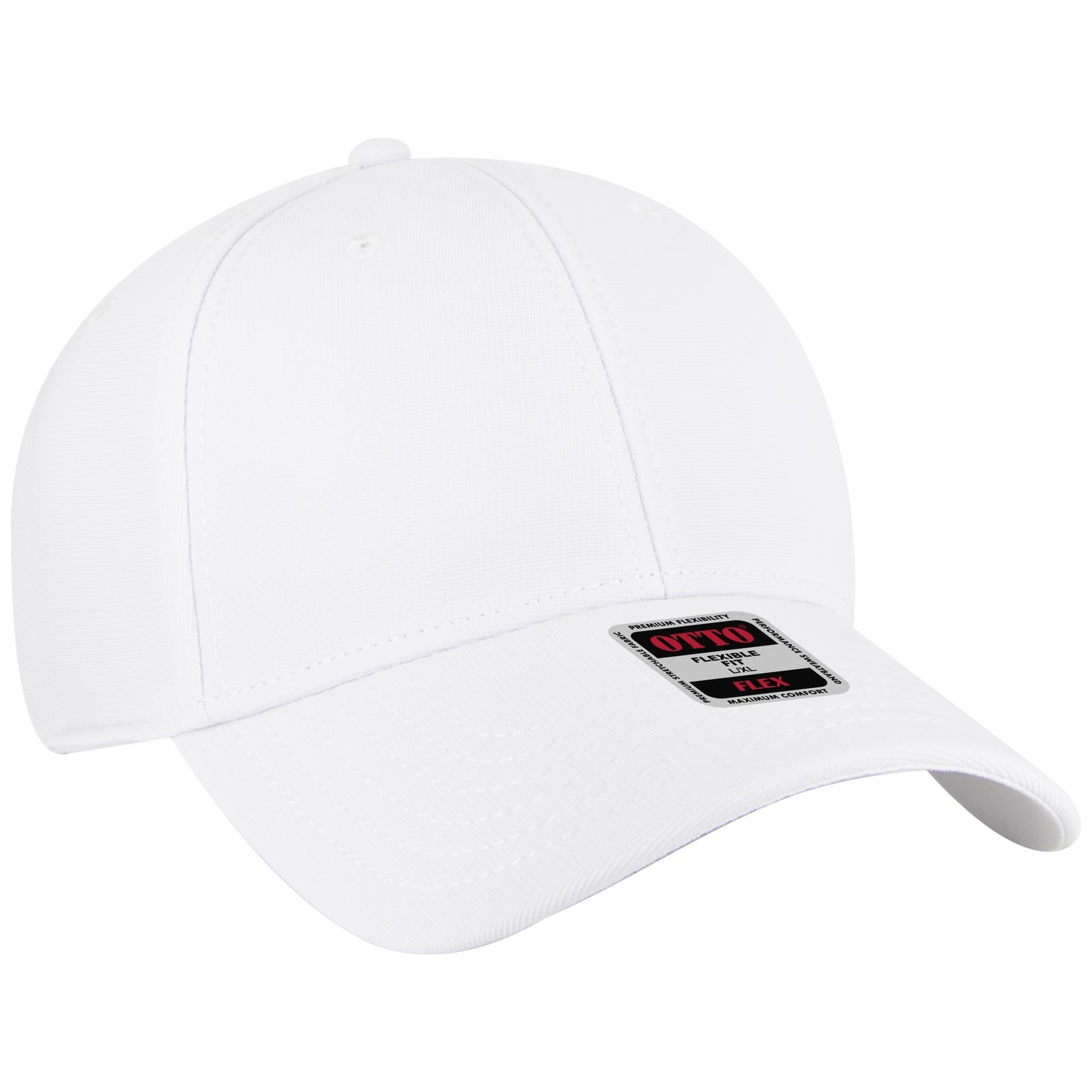 Custom Embroidered or DTF Printed - OTTO CAP® OTTO FLEX® Fitted 6 Panel Low Profile Baseball Cap