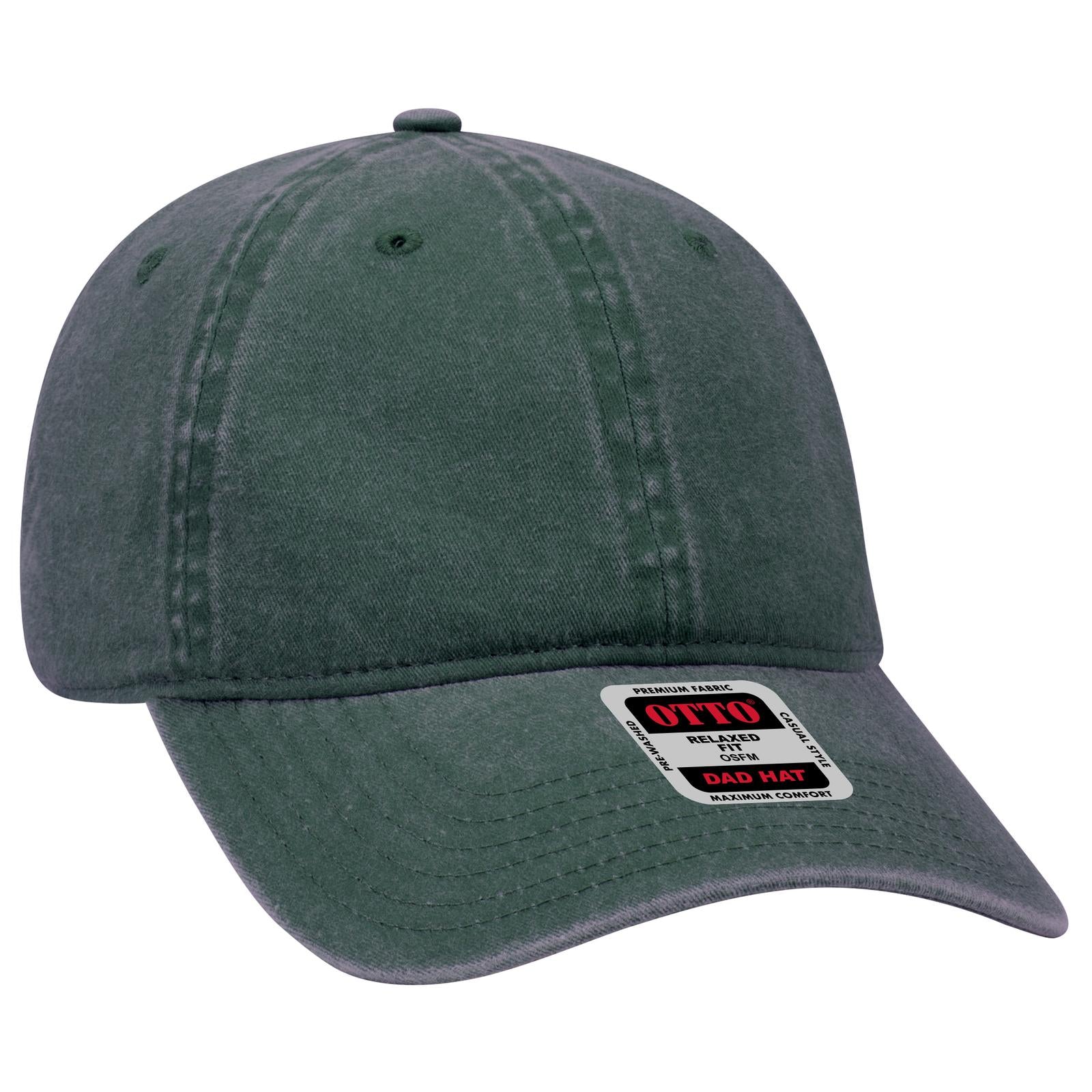 Custom Embroidered - OTTO CAP 6 Panel Low Profile Dad Hat