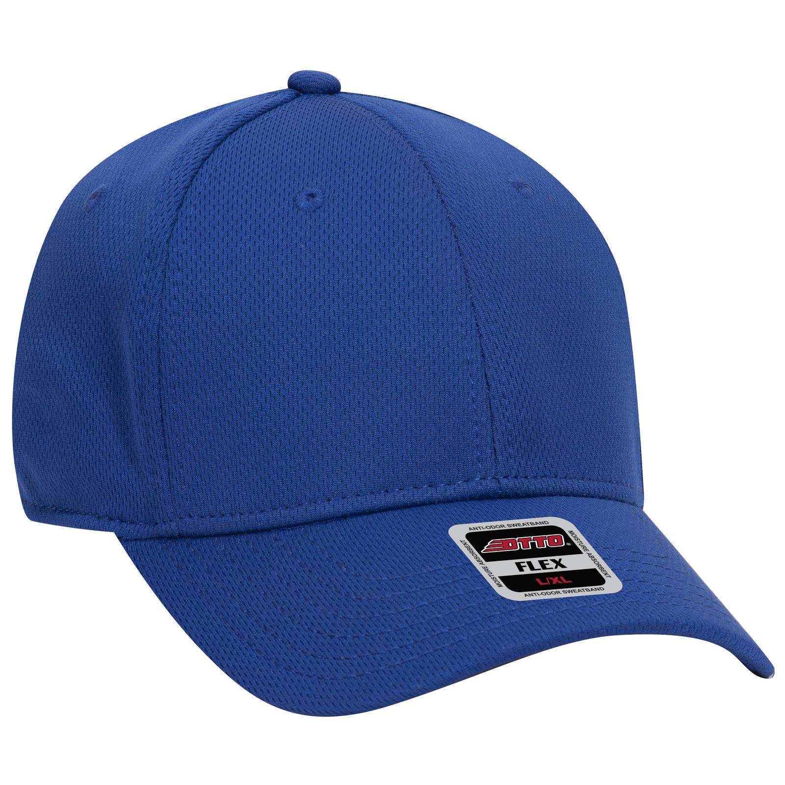 Custom Embroidered or DTF Printed - OTTO CAP® OTTO FLEX® Fitted 6 Panel Low Profile Baseball Cap