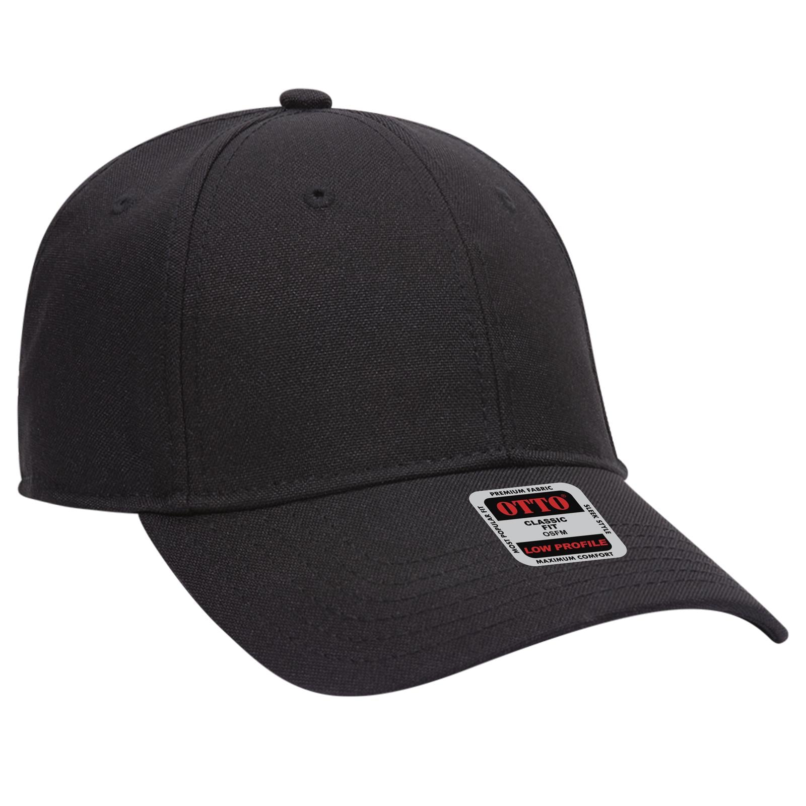 Custom Embroidered or DTF Printed - OTTO CAP® 6 Panel Low Profile Baseball Cap