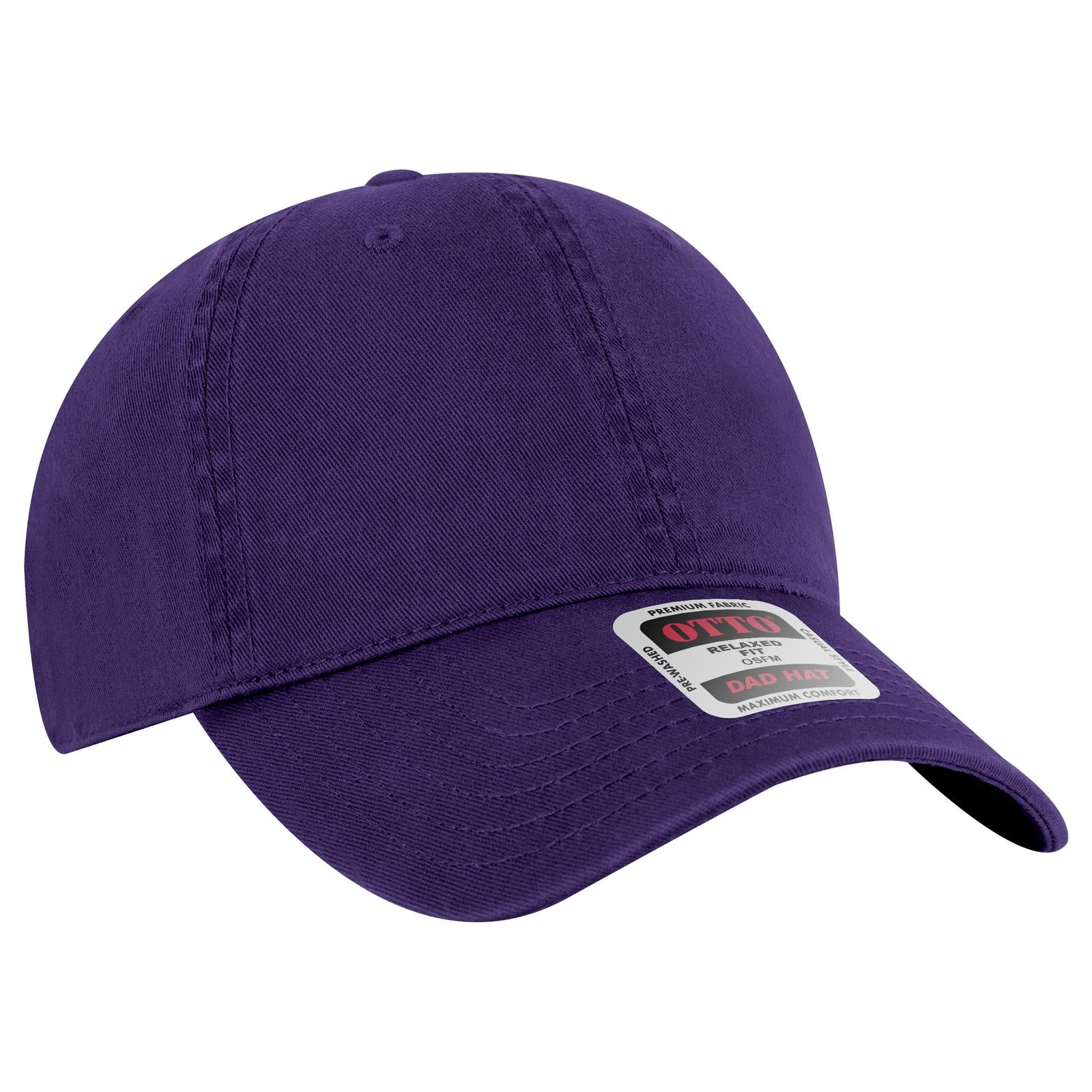 Custom Embroidered or DTF Printed - OTTO CAP® 6 Panel Low Profile Dad