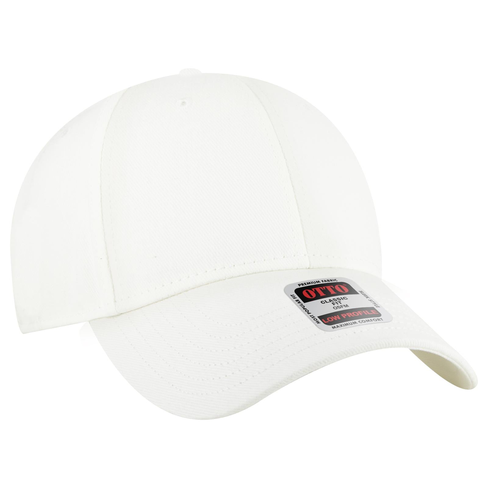 Custom Embroidered or DTF Printed - OTTO CAP® 6 Panel Low Profile Baseball Cap