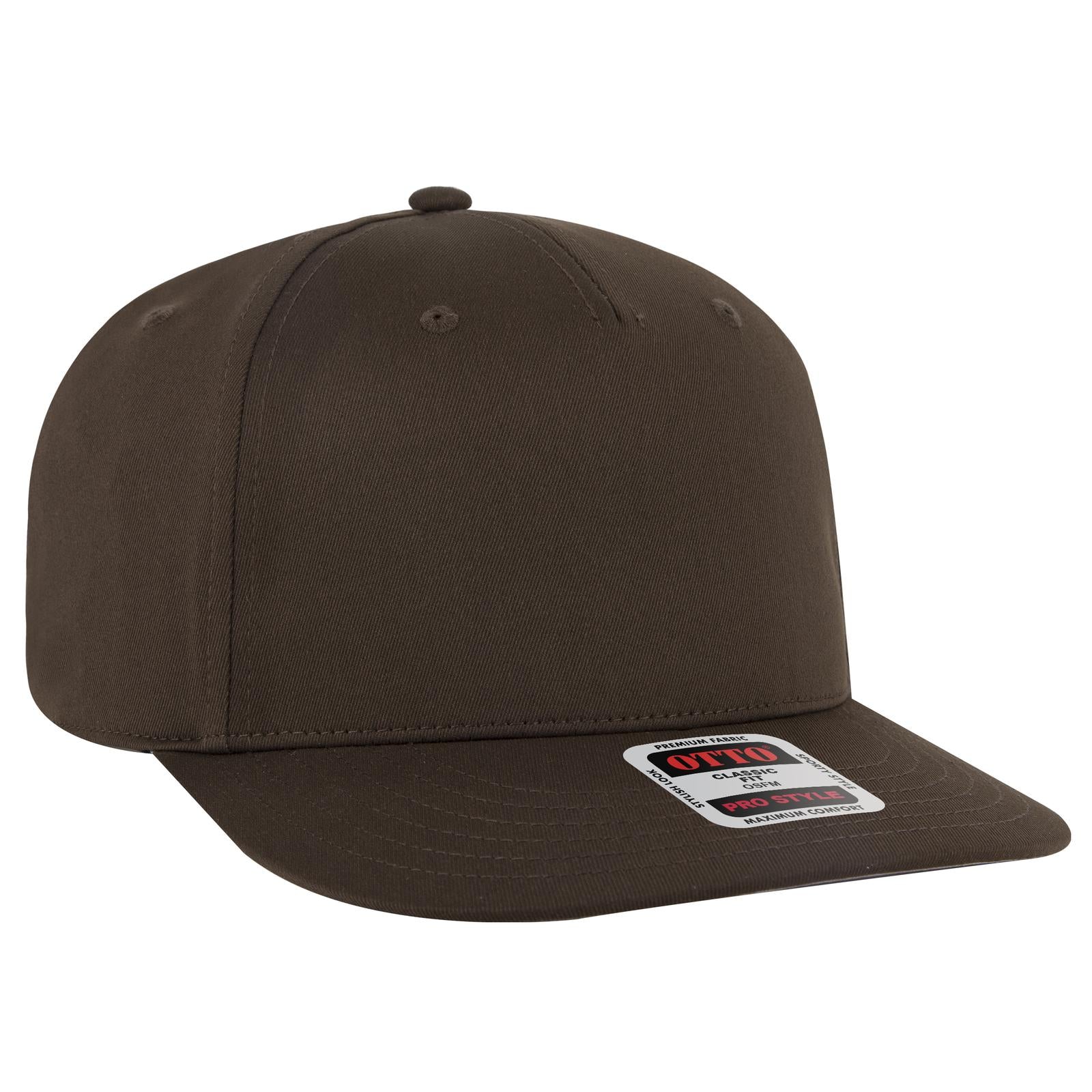 Custom Embroidered or DTF Printed - OTTO CAP® 5 Panel Pro Style Baseball Cap