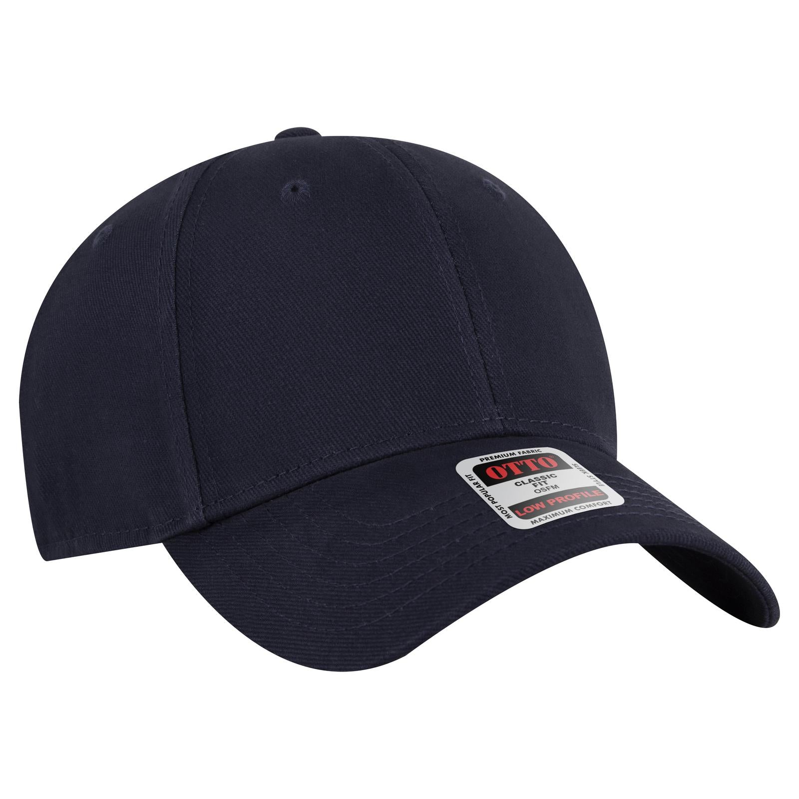 Custom Embroidered or DTF Printed - OTTO CAP® 6 Panel Low Profile Baseball Cap