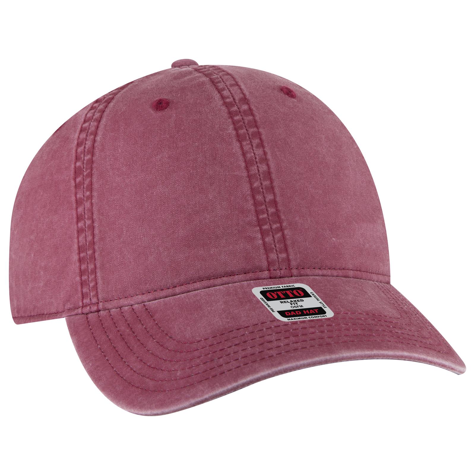 Custom Embroidered or DTF Printed - OTTO CAP® 6 Panel Low Profile Dad Hat