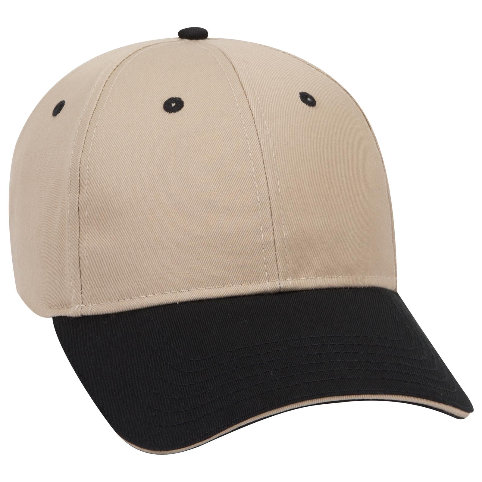 Custom Embroidered or DTF Printed - OTTO CAP® 6 Panel Low Profile Baseball Cap