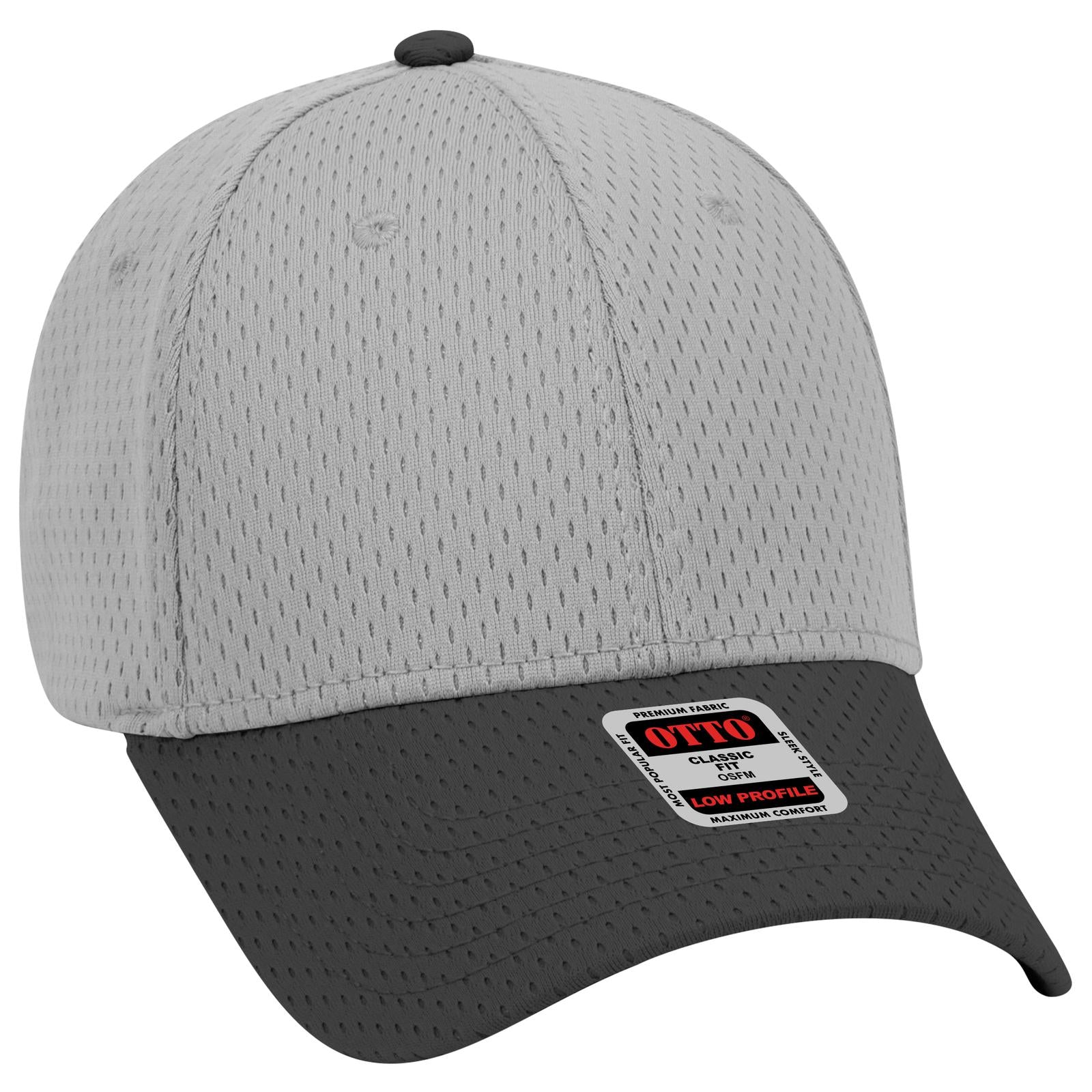 Custom Embroidered or DTF Printed - OTTO CAP® 6 Panel Low Profile Baseball Cap