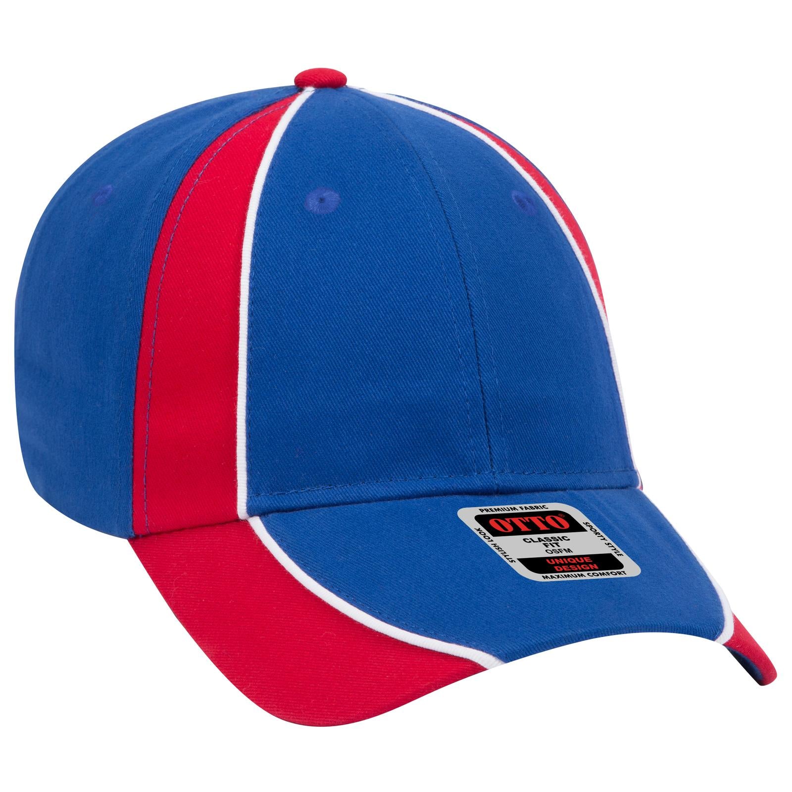 Custom Embroidered or DTF Printed - OTTO CAP® 6 Panel Low Profile Baseball Cap