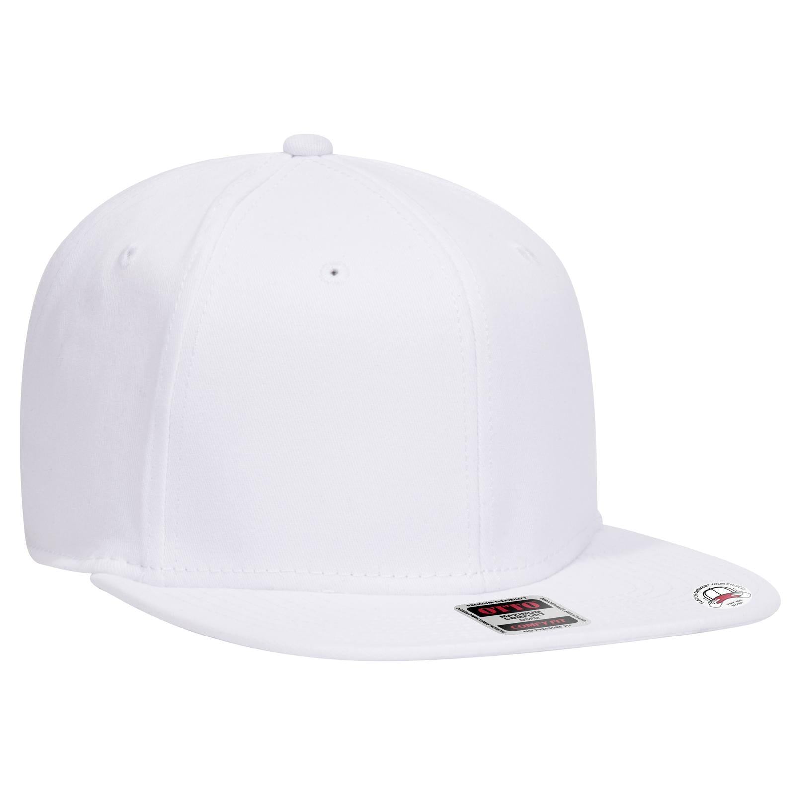 Custom Embroidered or DTF Printed - OTTO CAP® OTTO COMFY FIT® 6 Panel Pro Style Snapback Hat