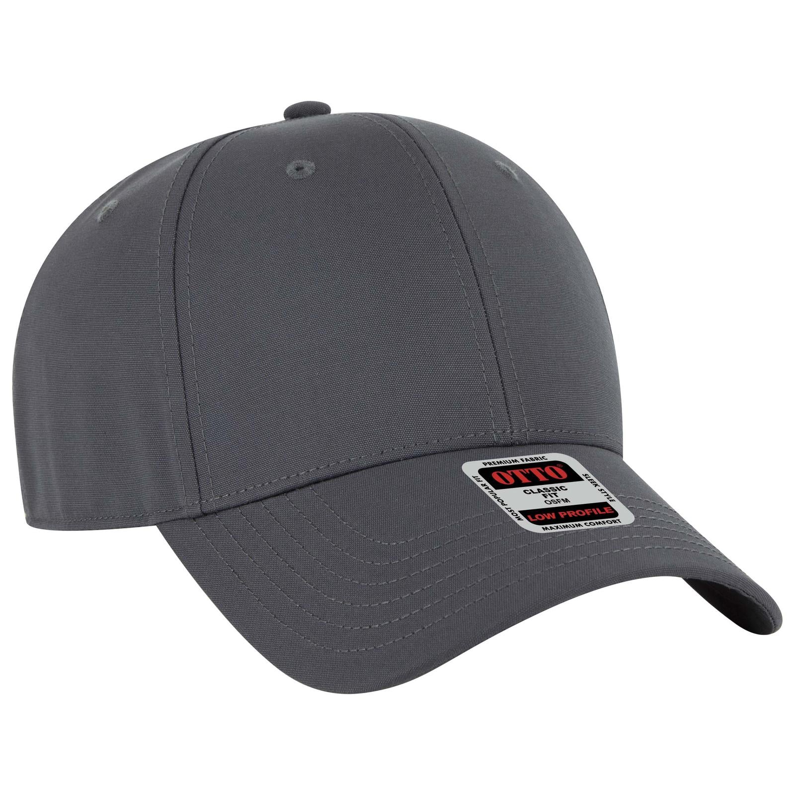 Custom Embroidered or DTF Printed - OTTO CAP® 6 Panel Low Profile Baseball Cap