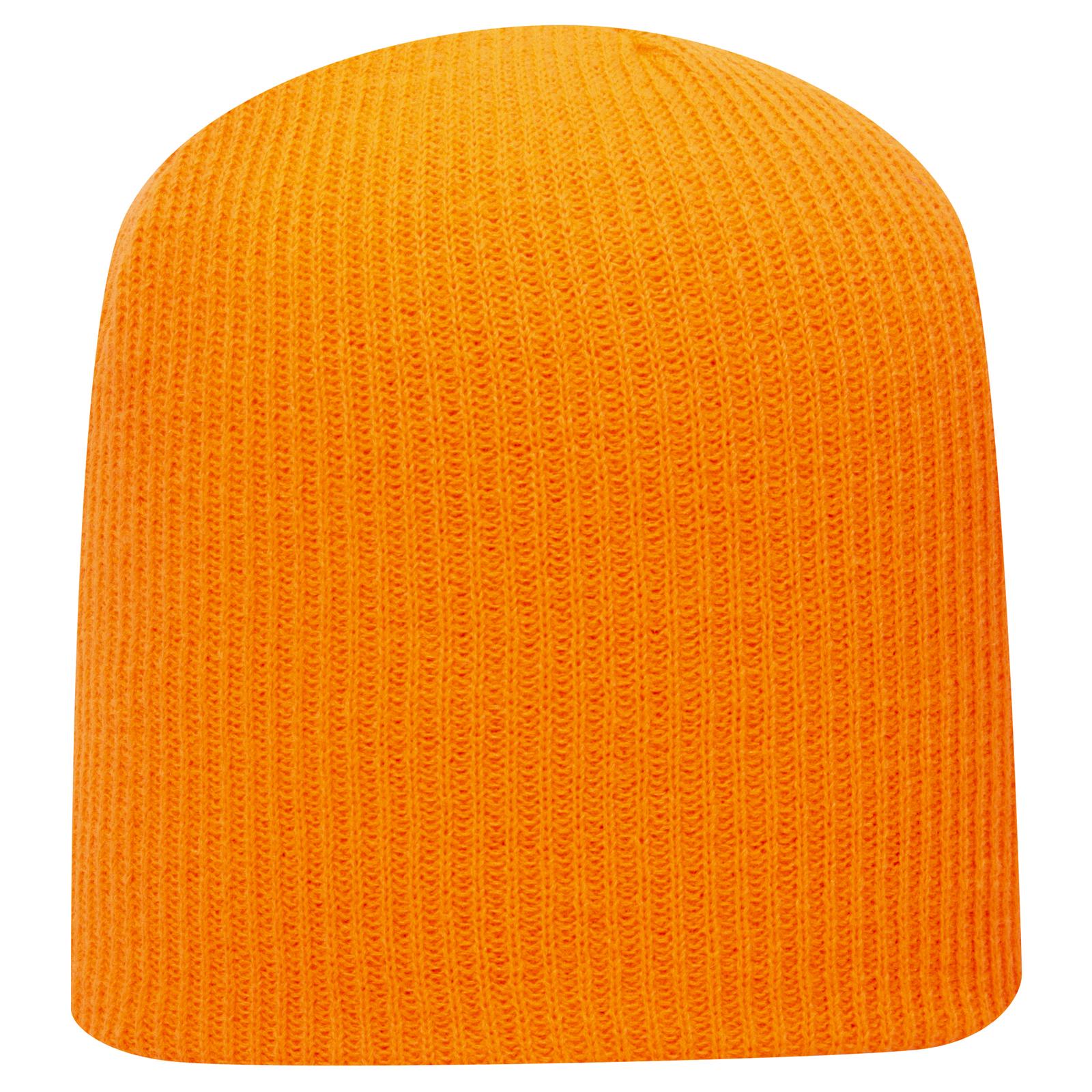 Custom Embroidered or DTF Printed - OTTO CAP® 9 1/2" Premium Rib Knit Beanie