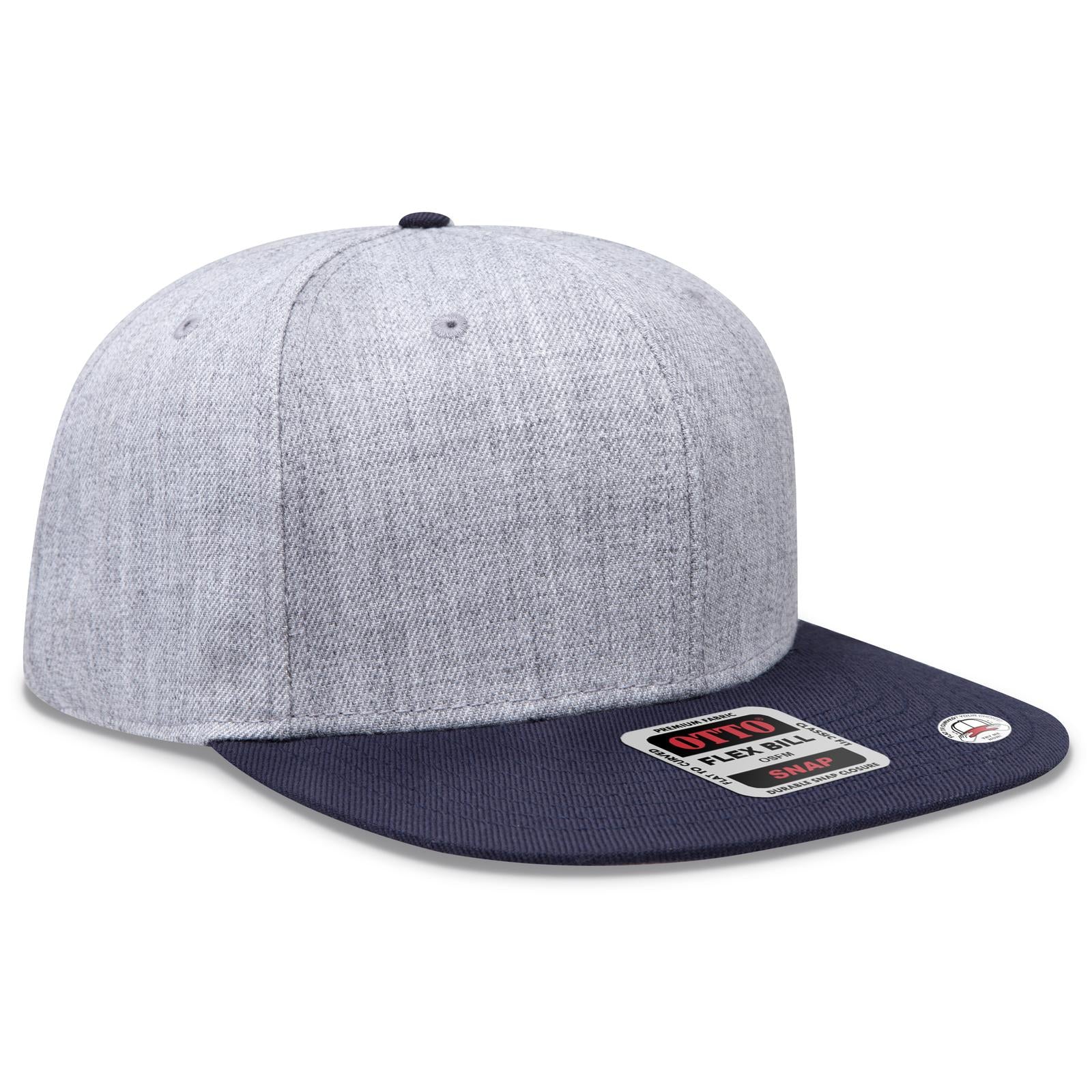 Custom Embroidered or DTF Printed - OTTO CAP® OTTO SNAP 6 Panel Pro Style Snapback Hat